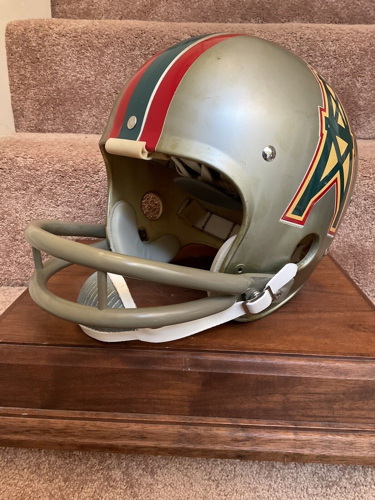 Vintage Riddell Kra-Lite-8 TK2 Football Helmet 1970 Houston Oilers RARE Sports Mem, Cards & Fan Shop:Fan Apparel & Souvenirs:Football-NFL Riddell
