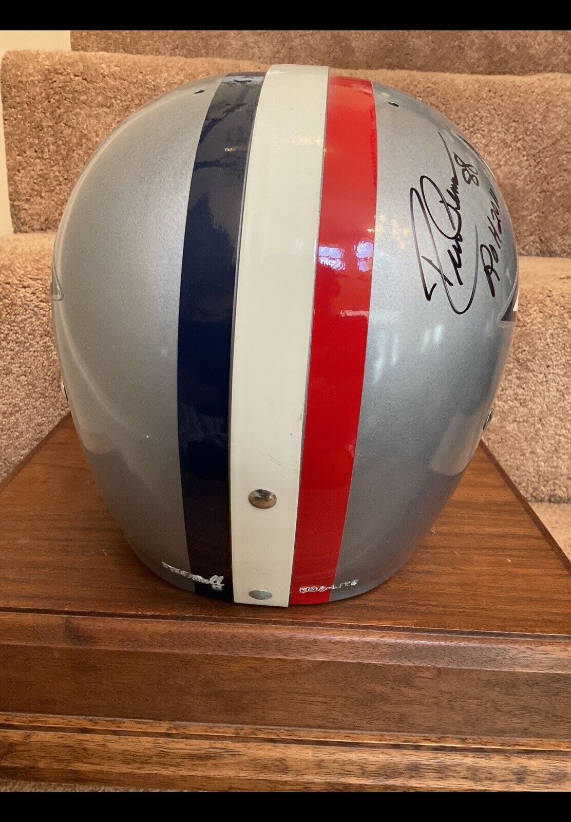 Riddell Kra-Lite Football Helmet-1976 Dallas Cowboys Autographed Renfro Pearson Sports Mem, Cards & Fan Shop:Autographs-Original:Football-NFL:Helmets WESTBROOKSPORTSCARDS