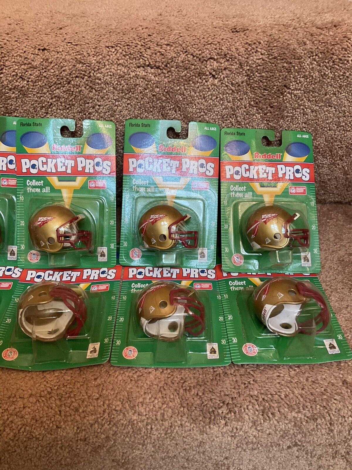 Lot Of 14 Florida State Riddell Traditional Style Pocket Pro Helmets Sports Mem, Cards & Fan Shop:Fan Apparel & Souvenirs:Football-NFL Riddell   