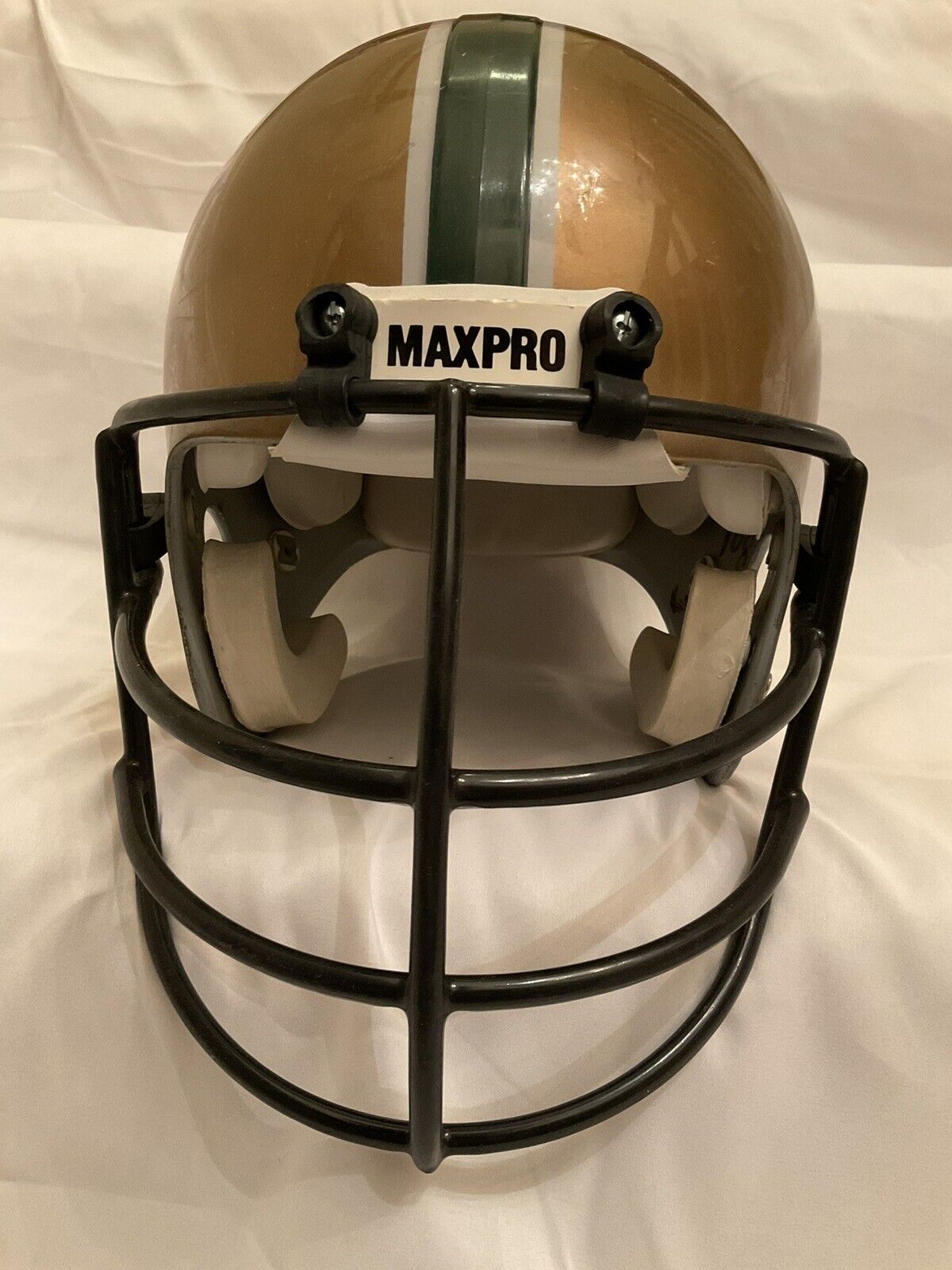 Maxpro Baylor Bears 1986 Game Used Clear Shell Football Helmet Rare Sports Mem, Cards & Fan Shop:Autographs-Original:Football-NFL:Helmets WESTBROOKSPORTSCARDS