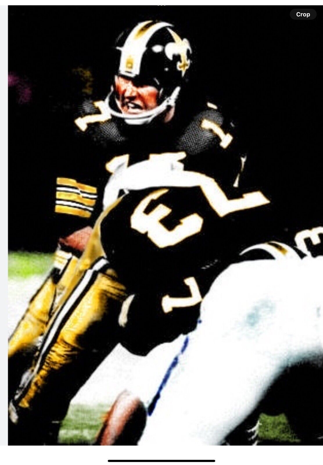 RK Vintage Style 1969 New Orleans Saints Football Helmet Doug Atkinson Sports Mem, Cards & Fan Shop:Game Used Memorabilia:Football-NFL:Helmet WESTBROOKSPORTSCARDS