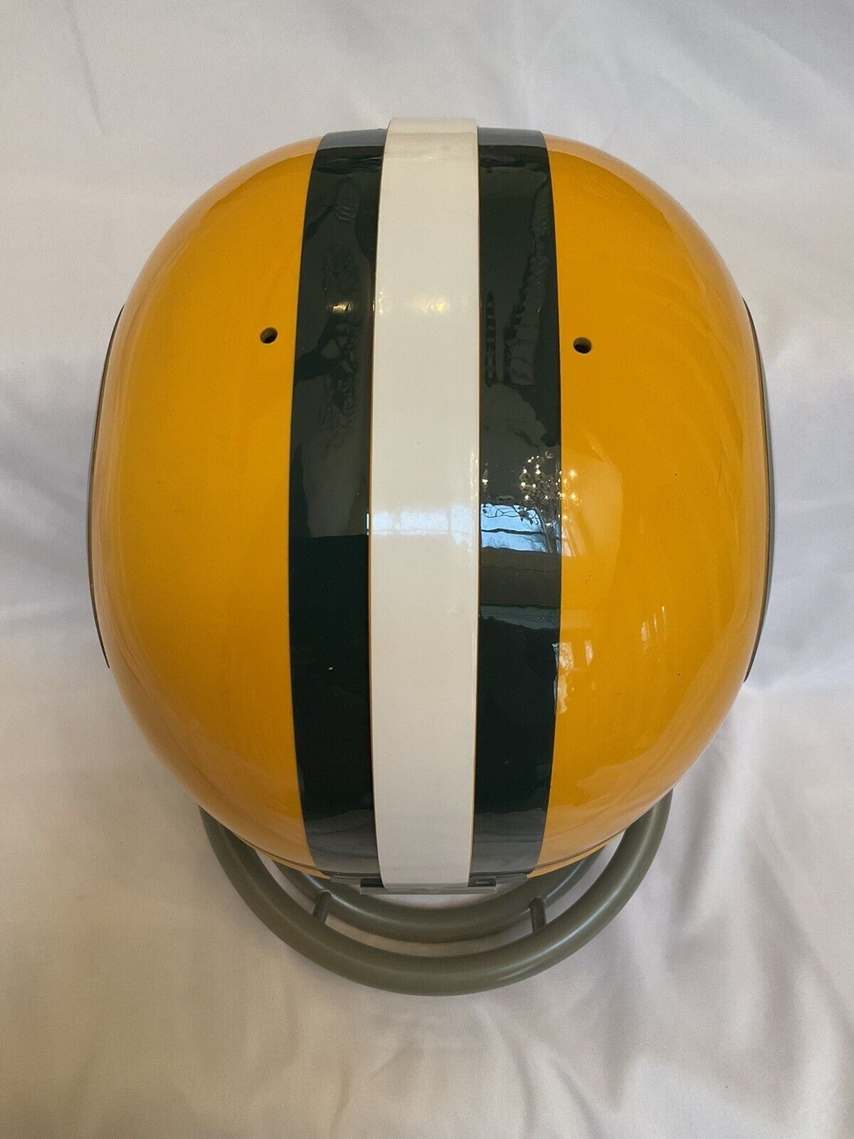 Vintage RIDDell RK4 Style Green Bay Packers Football Helmet Paul Hornung Sports Mem, Cards & Fan Shop:Game Used Memorabilia:Football-NFL:Helmet WESTBROOKSPORTSCARDS