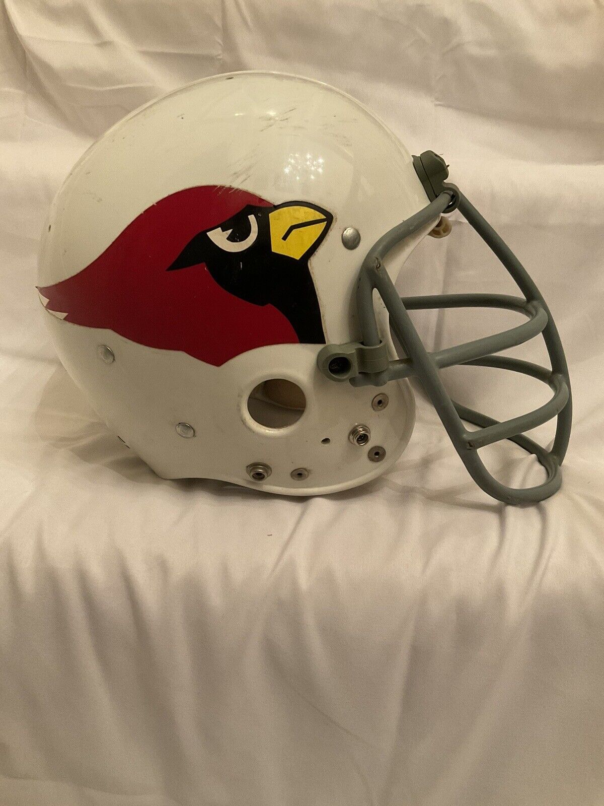 Vintage 1972 Riddell Kra-Lite II Game Used Football Helmet St. Louis Cardinals Sports Mem, Cards & Fan Shop:Fan Apparel & Souvenirs:Football-NFL Riddell