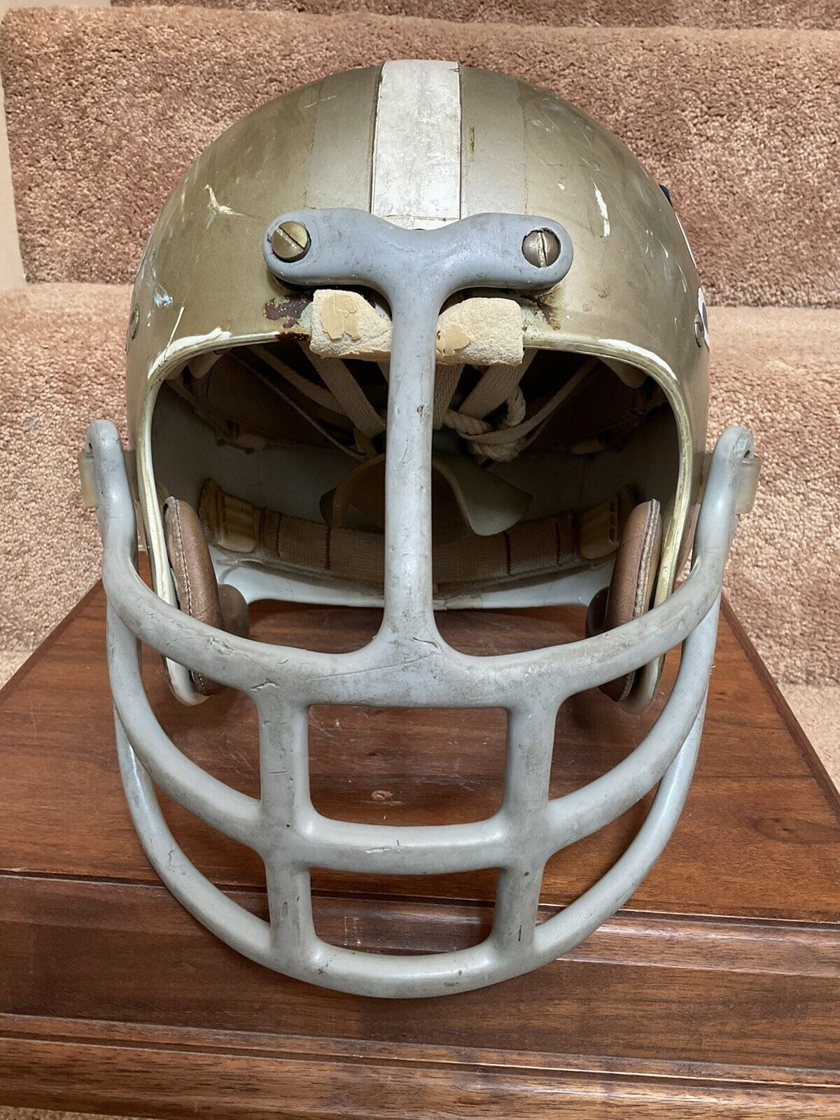 Vintage Game Used Riddell Kra-Lite-8 Suspension Football Helmet Detroit Lions Sports Mem, Cards & Fan Shop:Fan Apparel & Souvenirs:Football-NFL Riddell   