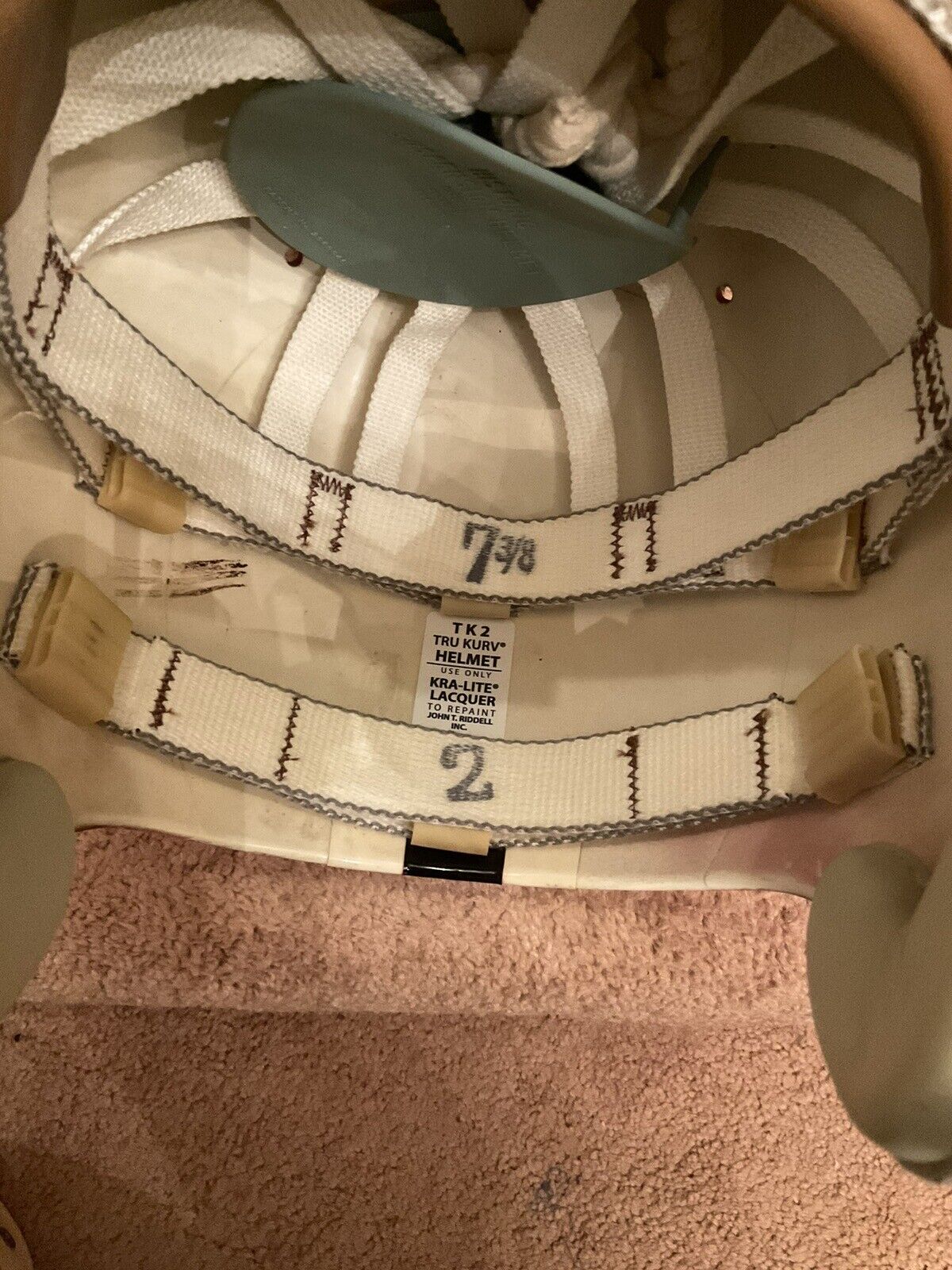 Vintage Original Riddell Kra-Lite TK2 Football Helmet 1973 Atlanta Falcons RARE Sports Mem, Cards & Fan Shop:Fan Apparel & Souvenirs:Football-NFL Riddell