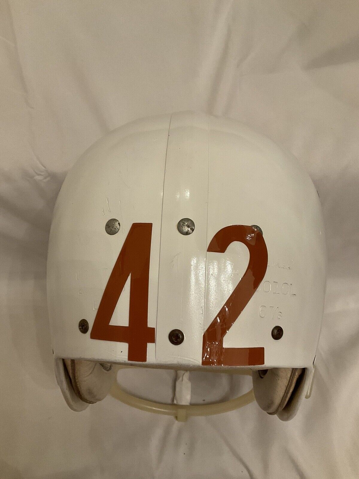 Vintage 1969 Wilson Football Helmet Custom Texas Longhorns National Championship Sports Mem, Cards & Fan Shop:Fan Apparel & Souvenirs:Football-NFL Wilson   