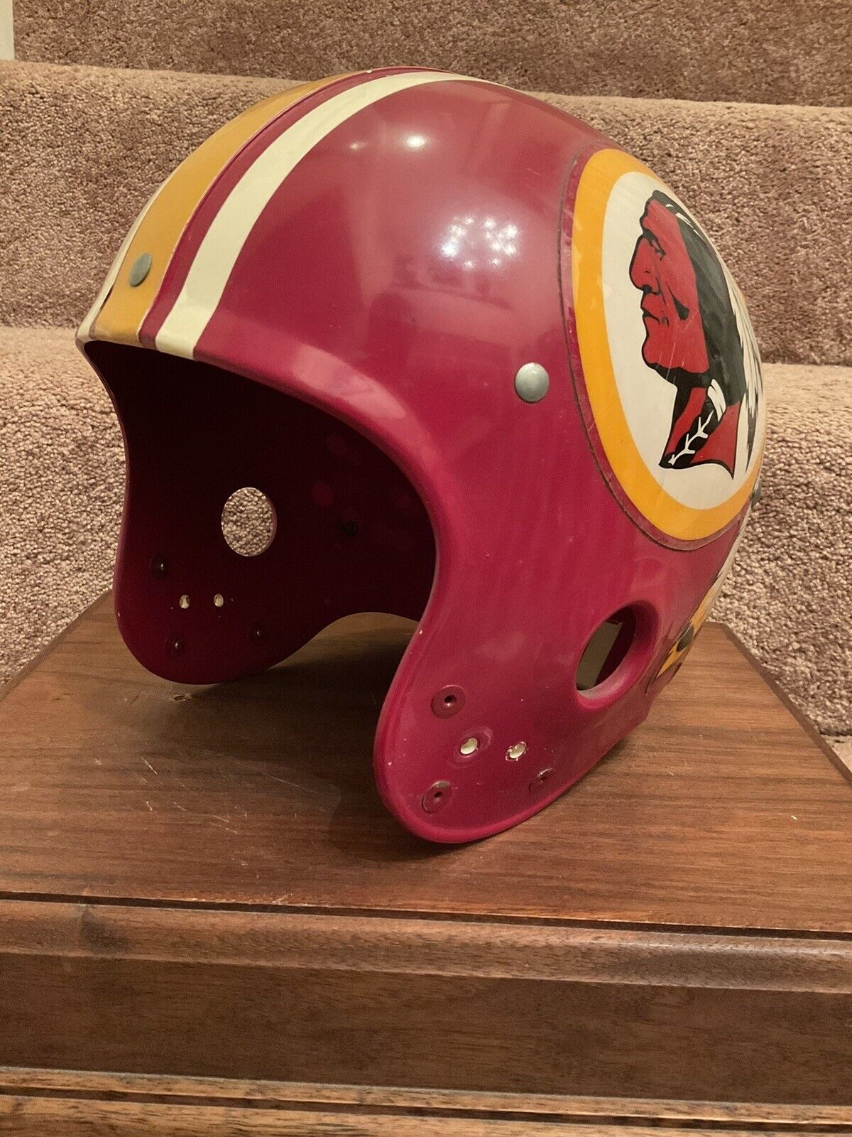Vintage Riddell TK Football Helmet 1974 Washington Redskins Sports Mem, Cards & Fan Shop:Fan Apparel & Souvenirs:Football-NFL Riddell   