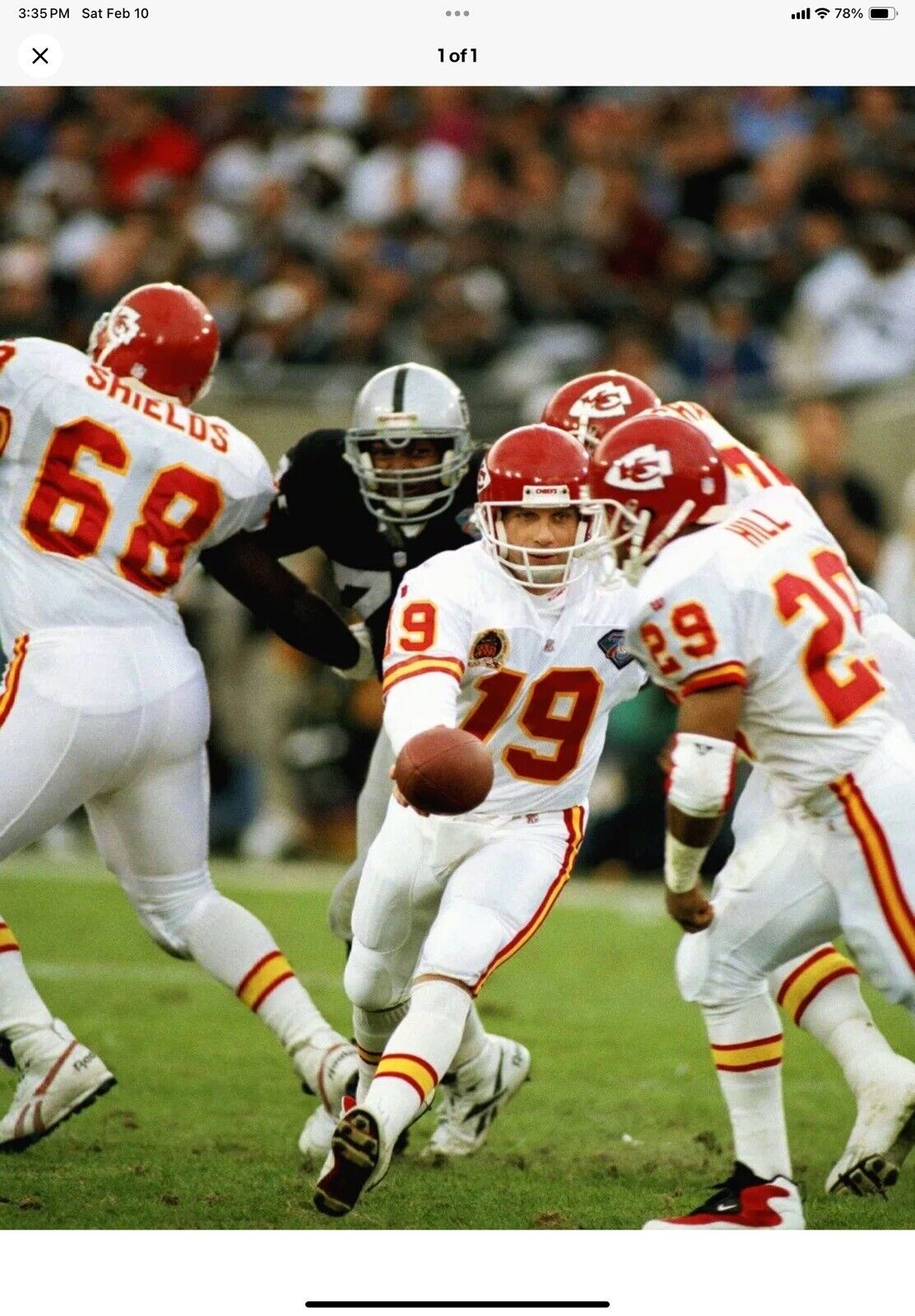 RIddell VSR-1 Football Helmet Officially Licensed Kansas City Chiefs Sports Mem, Cards & Fan Shop:Fan Apparel & Souvenirs:Football-NFL Riddell
