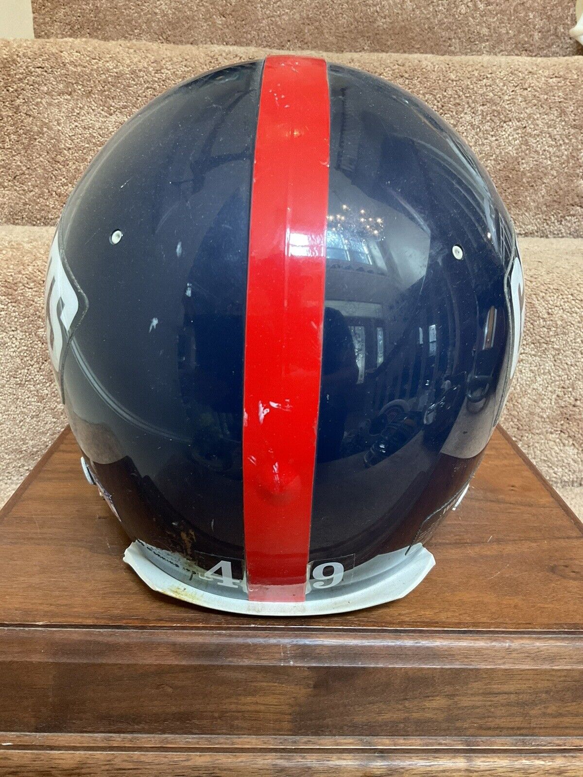 1988 New York Giants Vintage Riddell VSR-1 Game Used Football Helmet Sports Mem, Cards & Fan Shop:Fan Apparel & Souvenirs:Football-NFL Riddell   