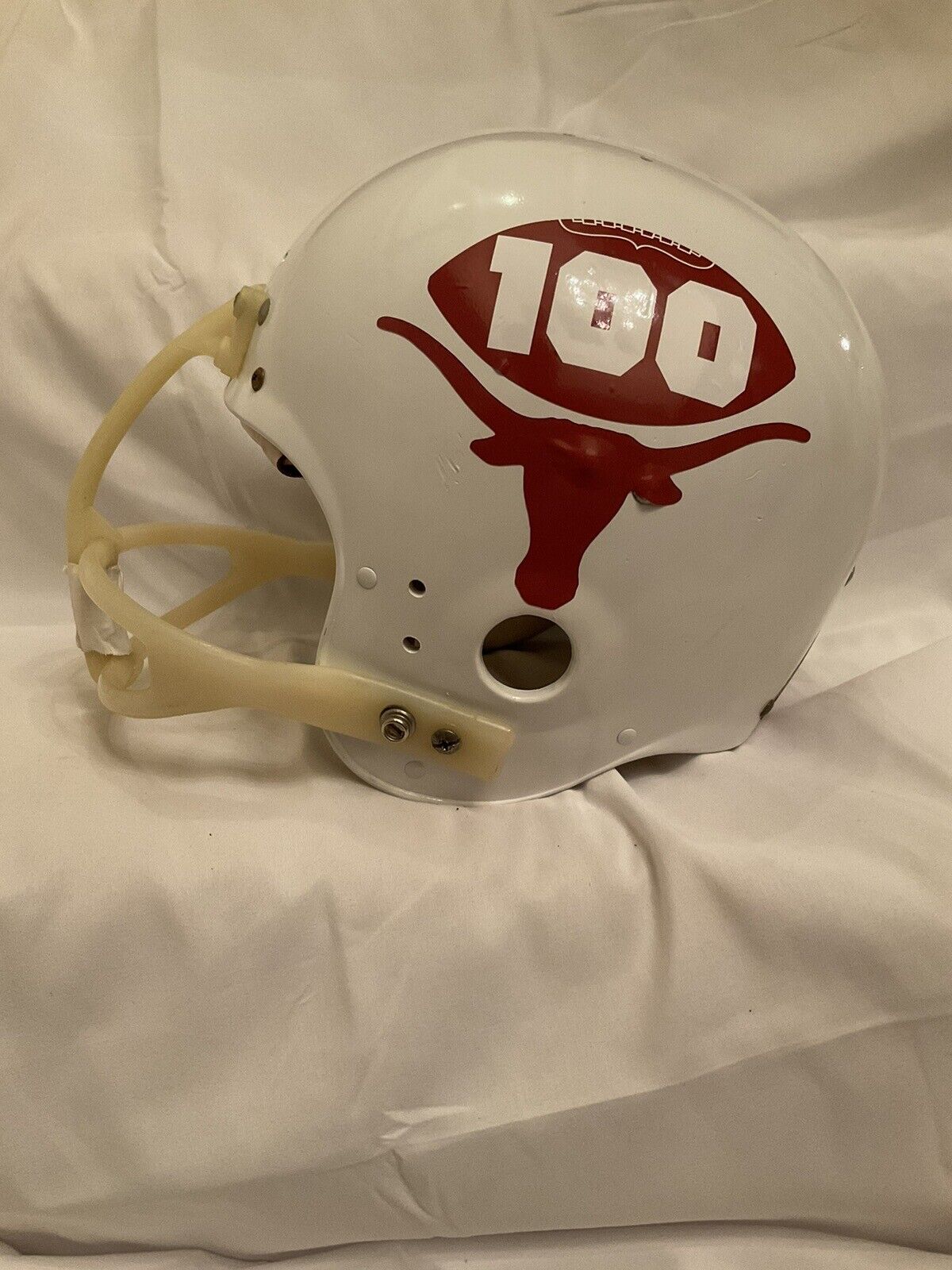 Vintage 1969 Wilson Football Helmet Custom Texas Longhorns National Championship Sports Mem, Cards & Fan Shop:Fan Apparel & Souvenirs:Football-NFL Wilson   