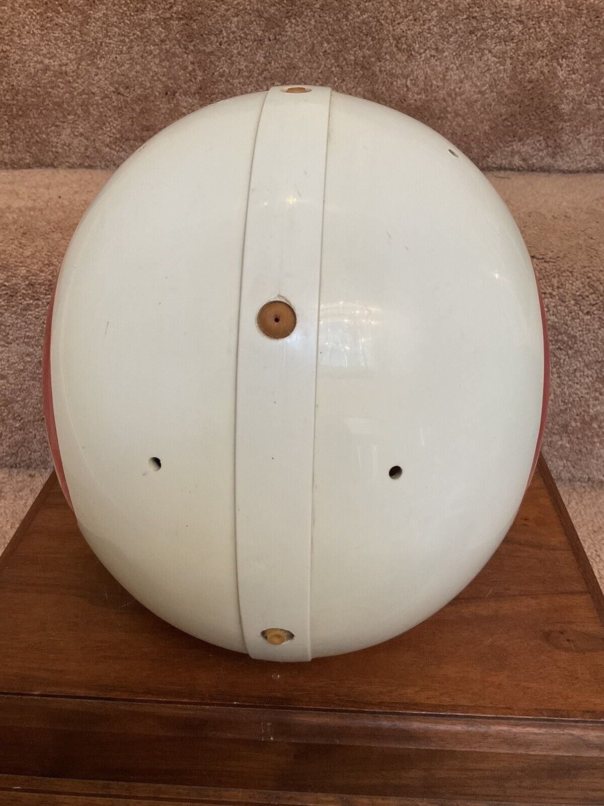 Vintage Wisconsin Badgers Game Used 1971 Riddell Micro-Fit Football Helmet Sports Mem, Cards & Fan Shop:Fan Apparel & Souvenirs:College-NCAA Riddell