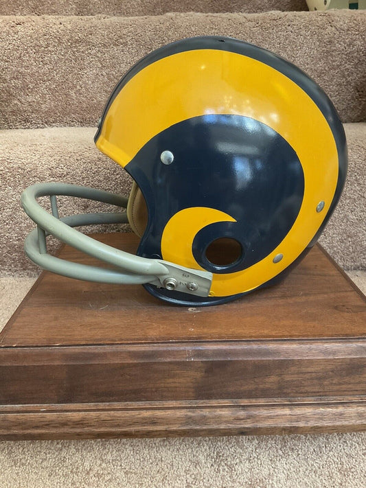 Original Riddell 1973 Los Angeles Rams Kra-Lite TK2 Game Football Helmet Rare Sports Mem, Cards & Fan Shop:Fan Apparel & Souvenirs:Football-NFL Riddell