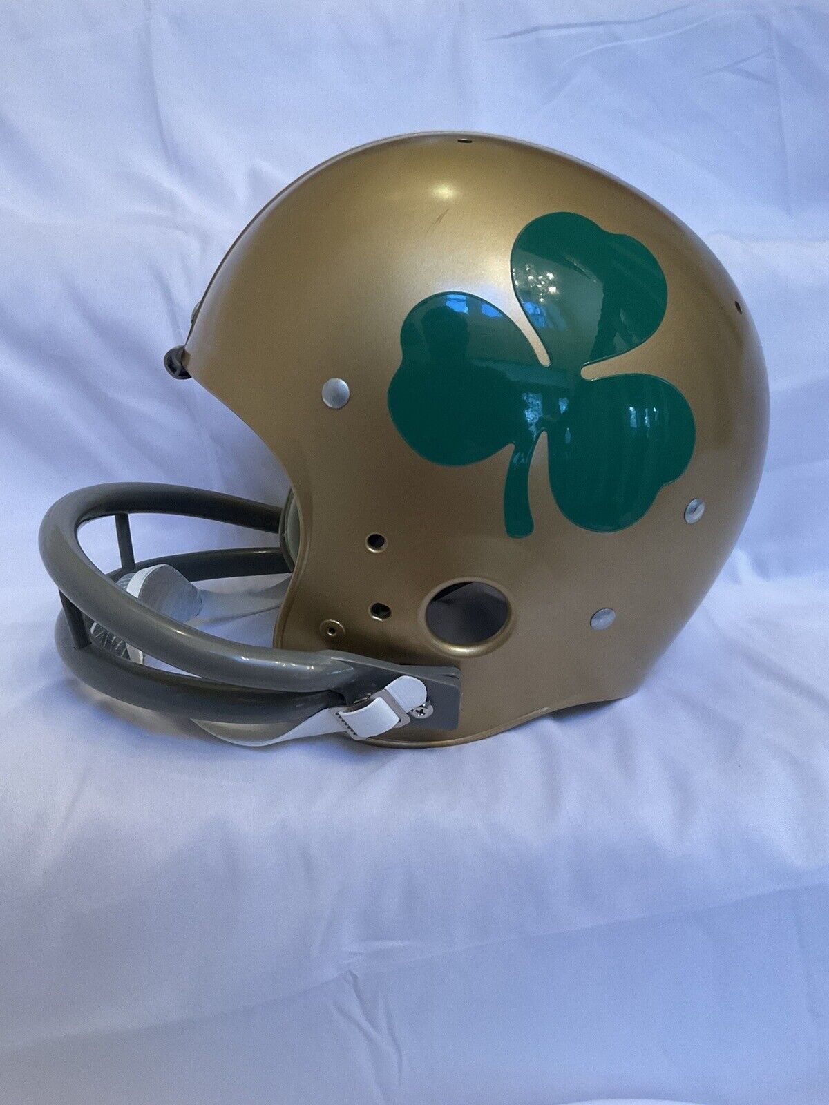 1962 Notre Dame Fighting Irish TK Suspension Football Helmet Officially Licensed Sports Mem, Cards & Fan Shop:Fan Apparel & Souvenirs:College-NCAA WESTBROOKSPORTSCARDS