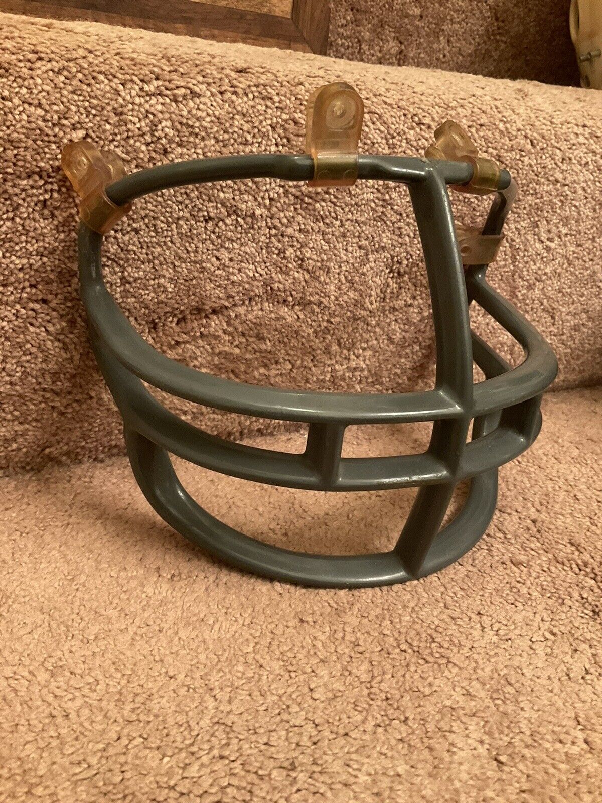 Vintage Dark Gray RIddell 1990 DoubleWire Kra-Lite NOP Football Helmet Facemask2 Sporting Goods:Team Sports:Football:Clothing, Shoes & Accessories:Helmets & Hats Riddell
