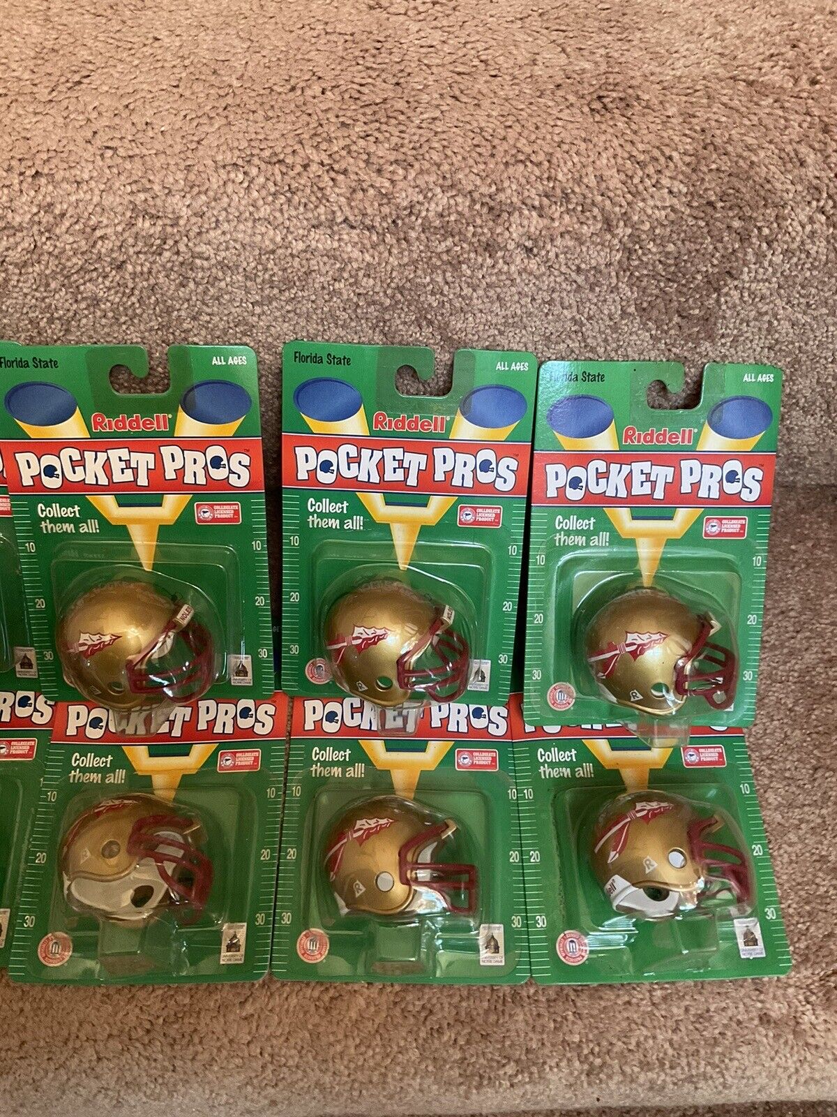 Lot Of 14 Florida State Riddell Traditional Style Pocket Pro Helmets Sports Mem, Cards & Fan Shop:Fan Apparel & Souvenirs:Football-NFL Riddell