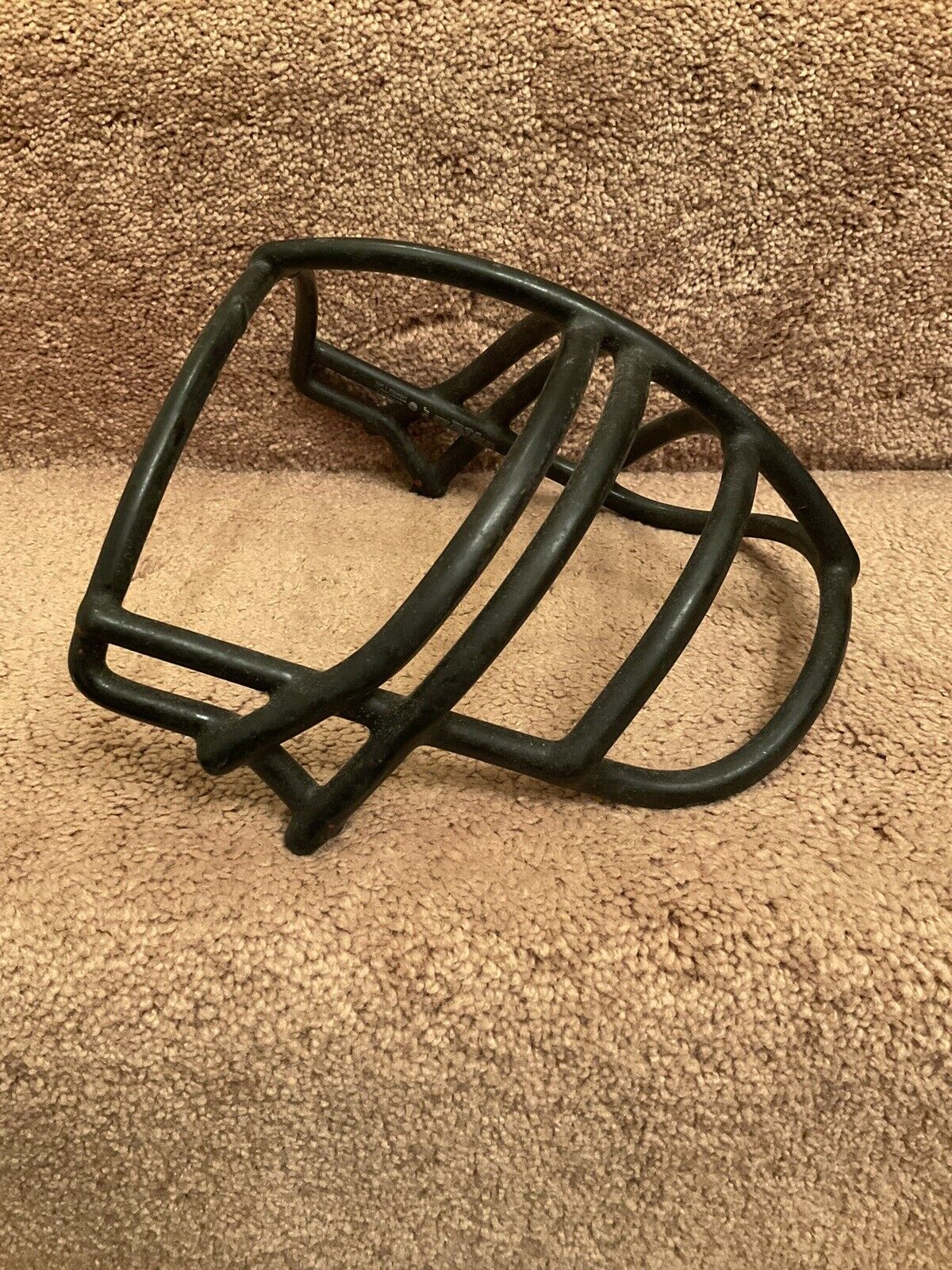 Vintage Schutt 1980 Double Wire NJOP Red Dot Black Football Helmet Face Mask Sporting Goods:Team Sports:Football:Clothing, Shoes & Accessories:Helmets & Hats Schutt