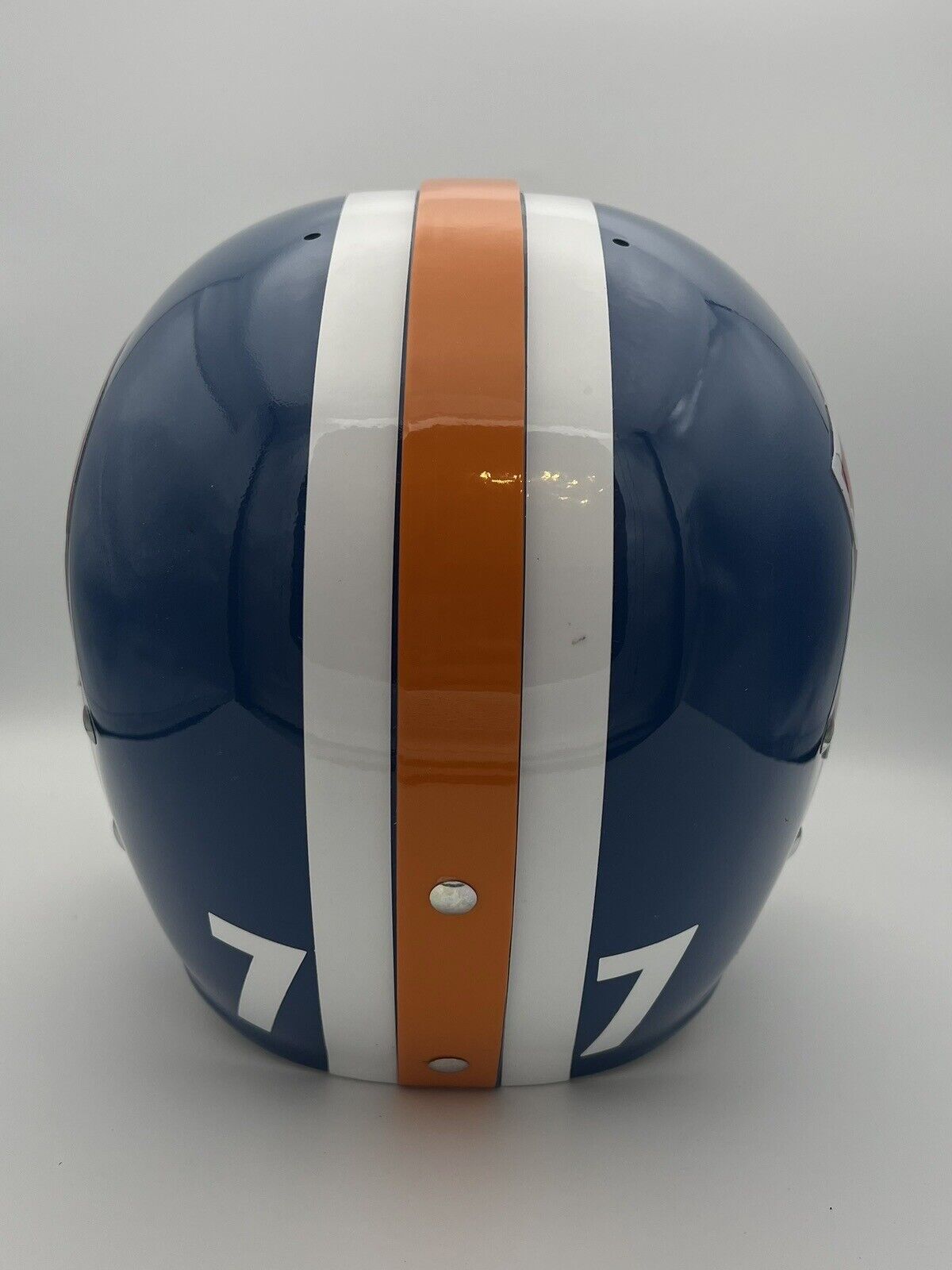RK2 Style Suspension Football Helmet Custom Denver Broncos Lyle Alzado Rookie Sports Mem, Cards & Fan Shop:Autographs-Original:Football-NFL:Helmets WESTBROOKSPORTSCARDS