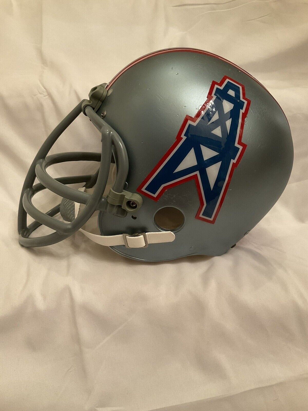 Original Vintage Wilson Football Helmet Custom 1969 - 1970 Houston Oilers NJOP Sports Mem, Cards & Fan Shop:Fan Apparel & Souvenirs:Football-NFL Wilson