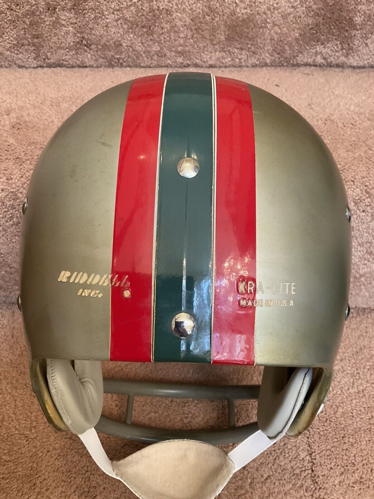 Vintage Riddell Kra-Lite-8 TK2 Football Helmet 1970 Houston Oilers RARE Sports Mem, Cards & Fan Shop:Fan Apparel & Souvenirs:Football-NFL Riddell