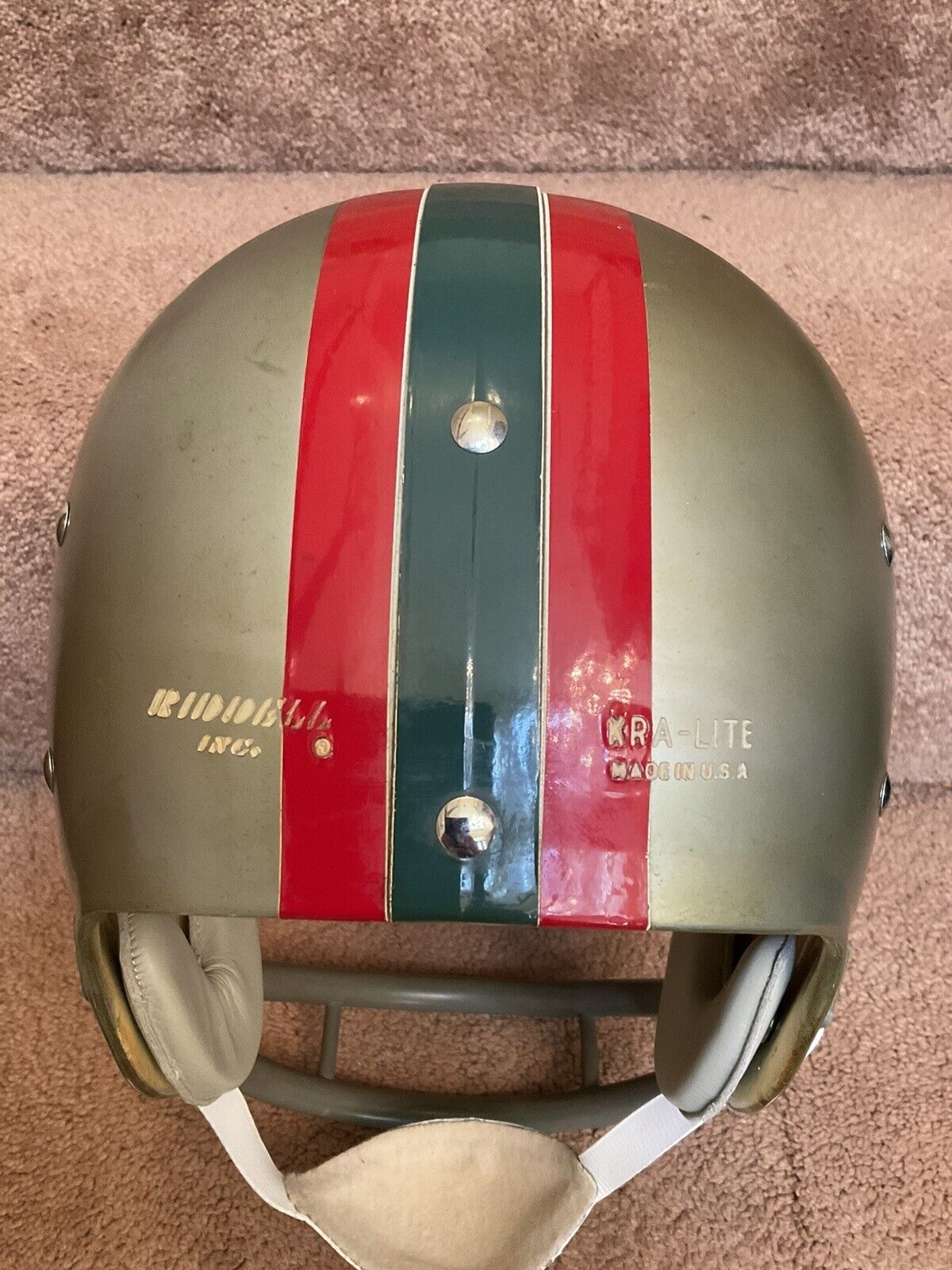 Vintage Riddell Kra-Lite-8 TK2 Football Helmet 1970 Houston Oilers RARE Sports Mem, Cards & Fan Shop:Fan Apparel & Souvenirs:Football-NFL Riddell   