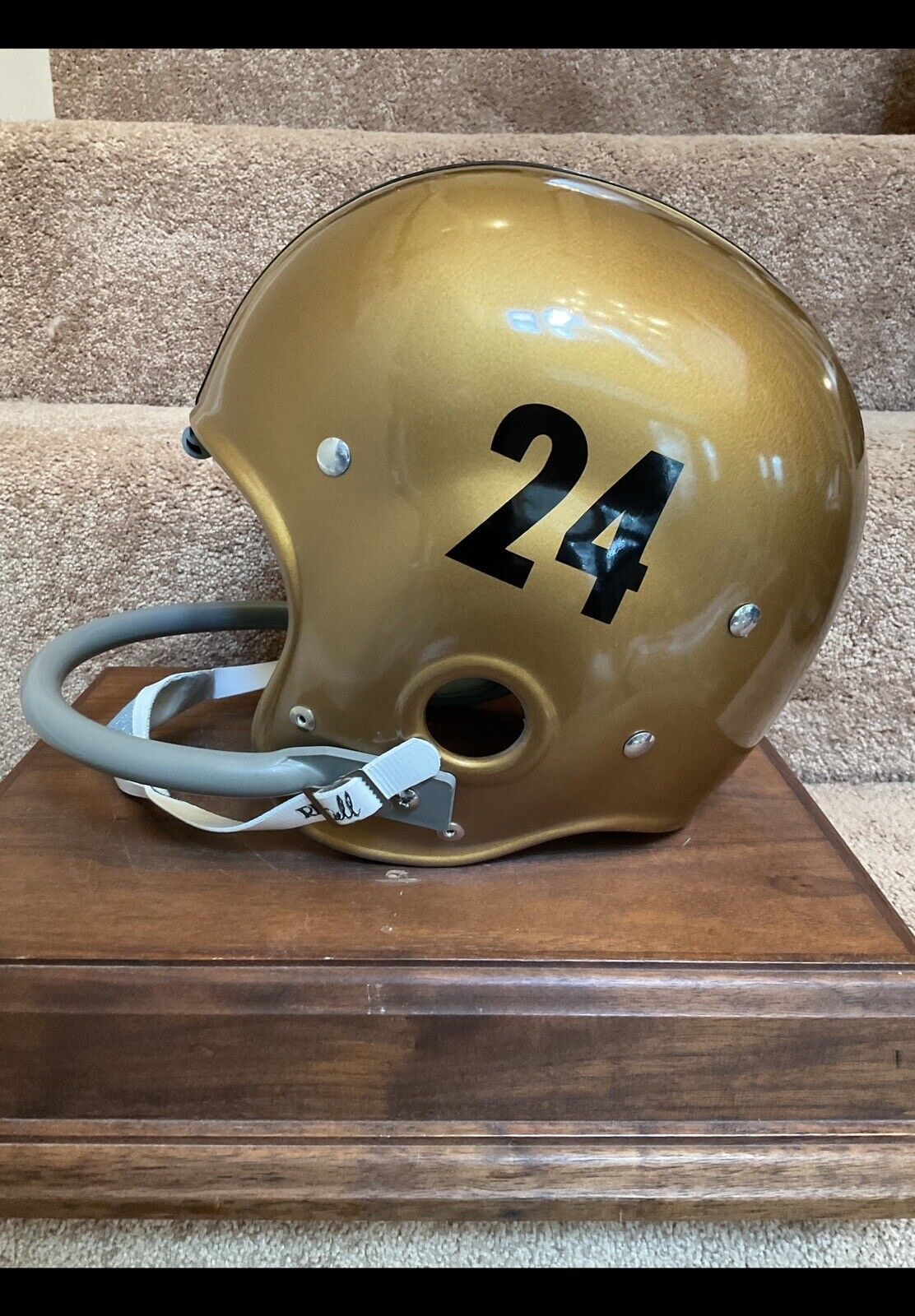 Pete Dawkins Autographed Riddell RT Suspension Football Helmet 1958 Heisman Sports Mem, Cards & Fan Shop:Autographs-Original:Football-NFL:Helmets WESTBROOKSPORTSCARDS