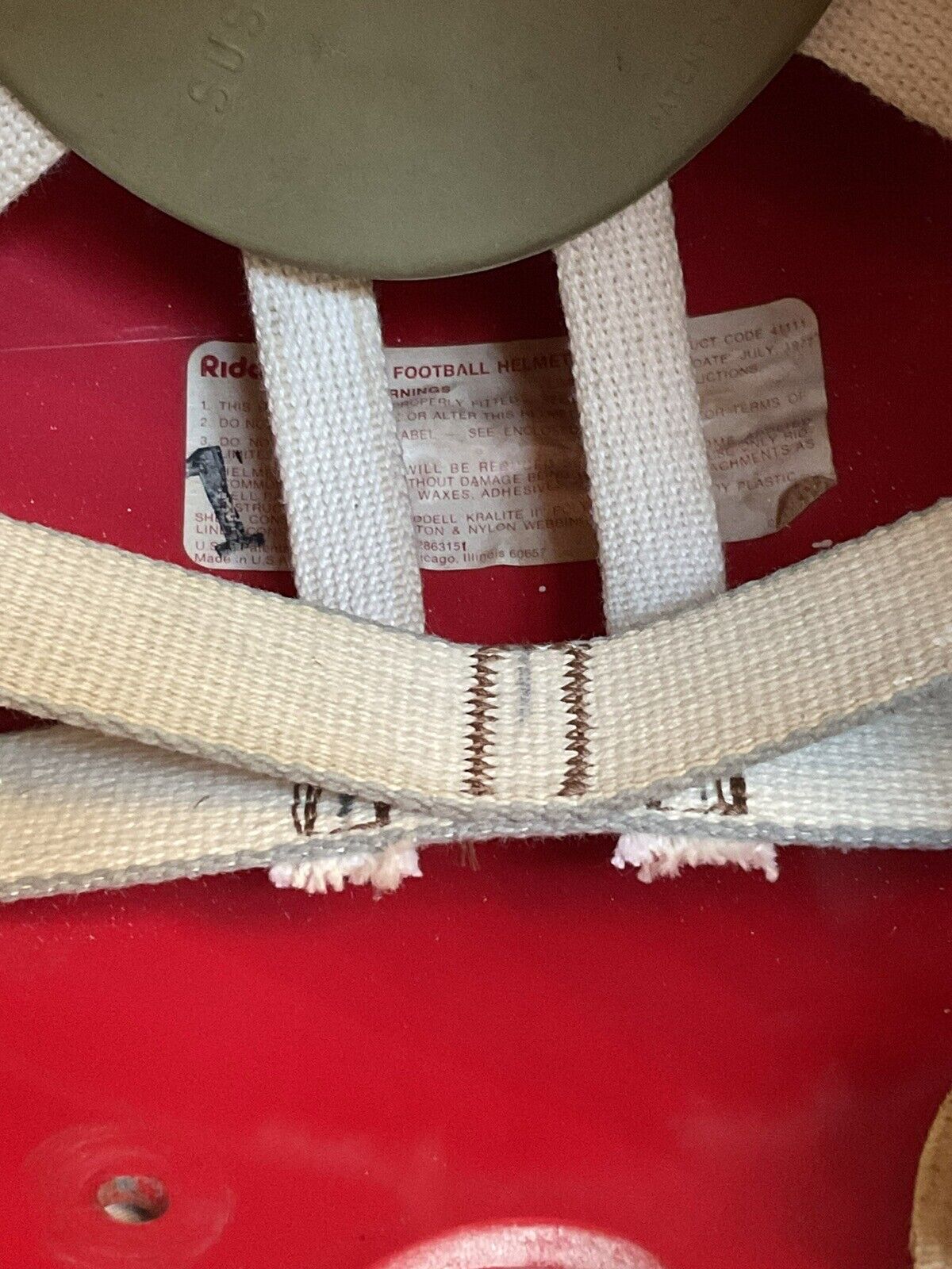 Vintage Riddell Kra-Lite II Football Helmet Atlanta Falcons Tommy Nobis Sports Mem, Cards & Fan Shop:Fan Apparel & Souvenirs:Football-NFL Riddell