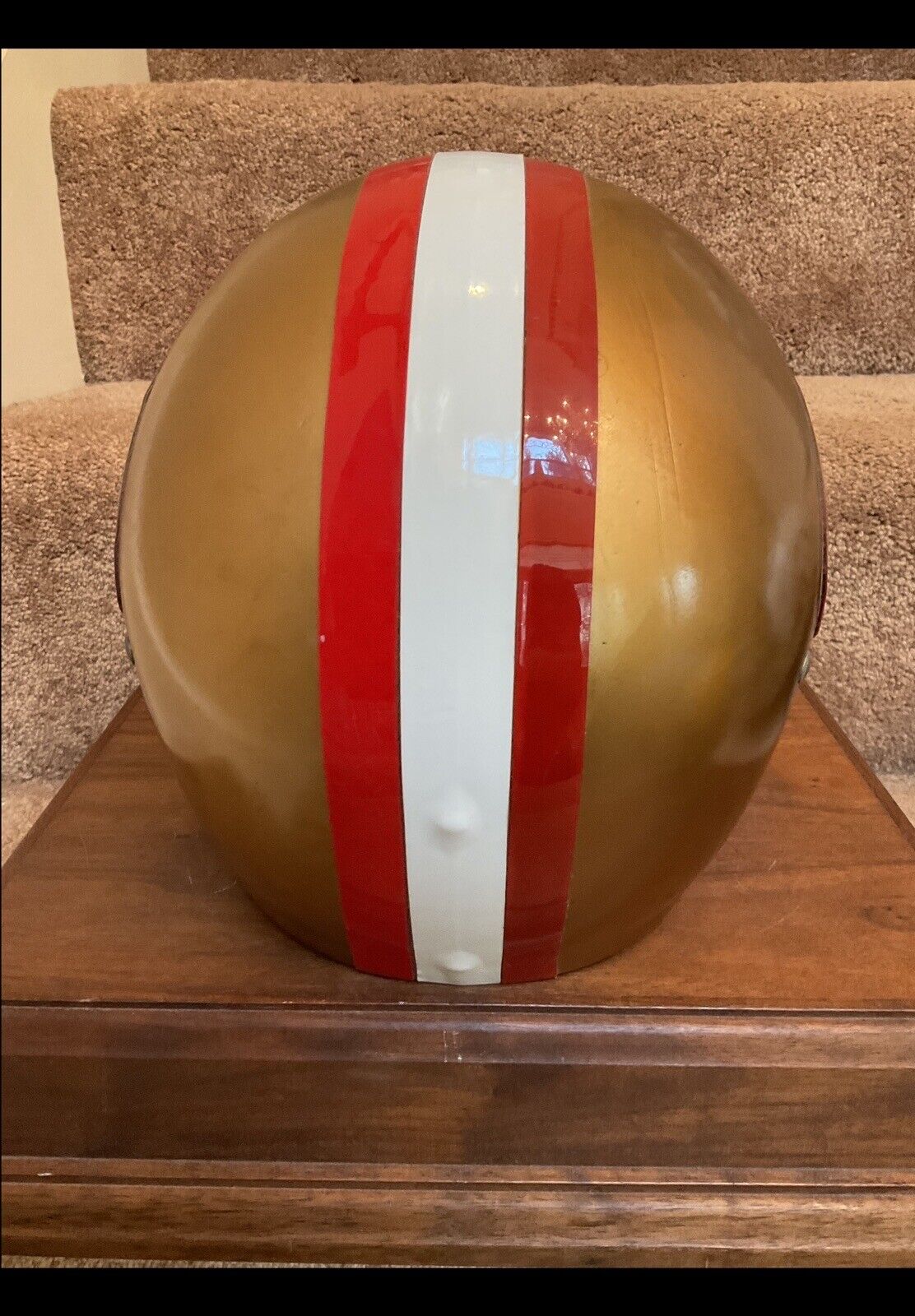 Wilson Suspension Football Helmet Custom San Francisco 49ers 1970 RIDDell BD-9 Sports Mem, Cards & Fan Shop:Game Used Memorabilia:Football-NFL:Helmet WESTBROOKSPORTSCARDS