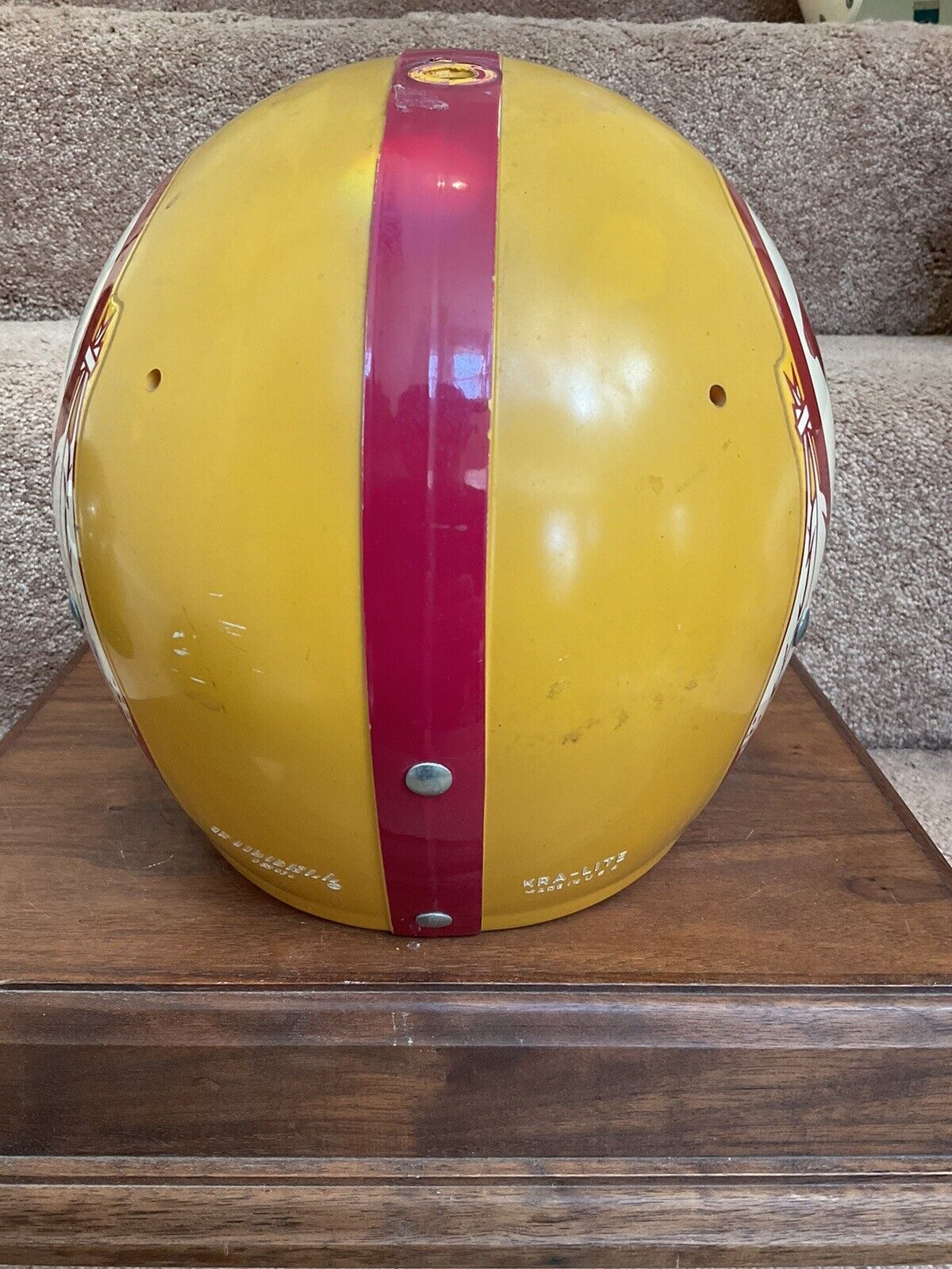 Original Riddell 1971 Washington Redskins Kra-Lite TK2 Game Football Helmet Sports Mem, Cards & Fan Shop:Fan Apparel & Souvenirs:Football-NFL Riddell