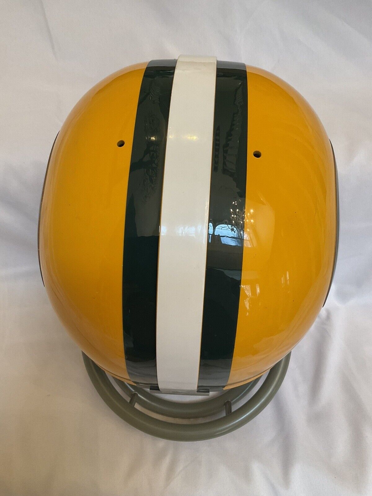 Vintage RIDDell RK4 Style Green Bay Packers Football Helmet Paul Hornung Sports Mem, Cards & Fan Shop:Game Used Memorabilia:Football-NFL:Helmet WESTBROOKSPORTSCARDS
