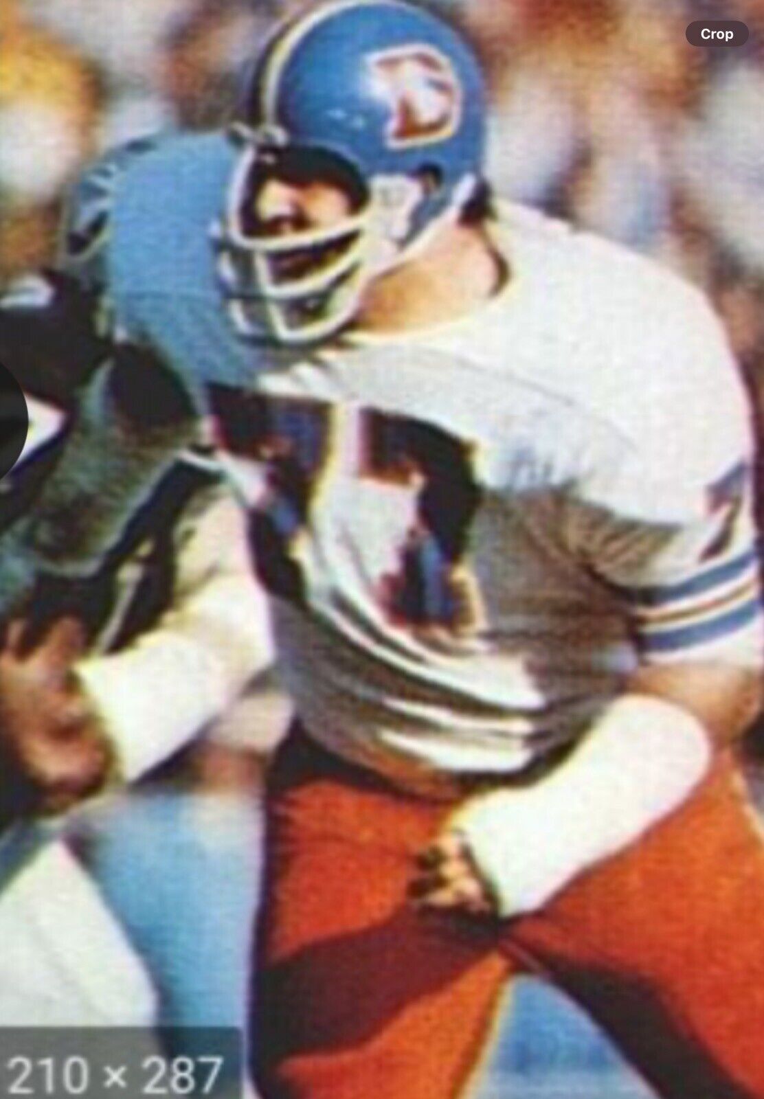 RK2 Style Suspension Football Helmet Custom Denver Broncos Lyle Alzado Rookie Sports Mem, Cards & Fan Shop:Autographs-Original:Football-NFL:Helmets WESTBROOKSPORTSCARDS