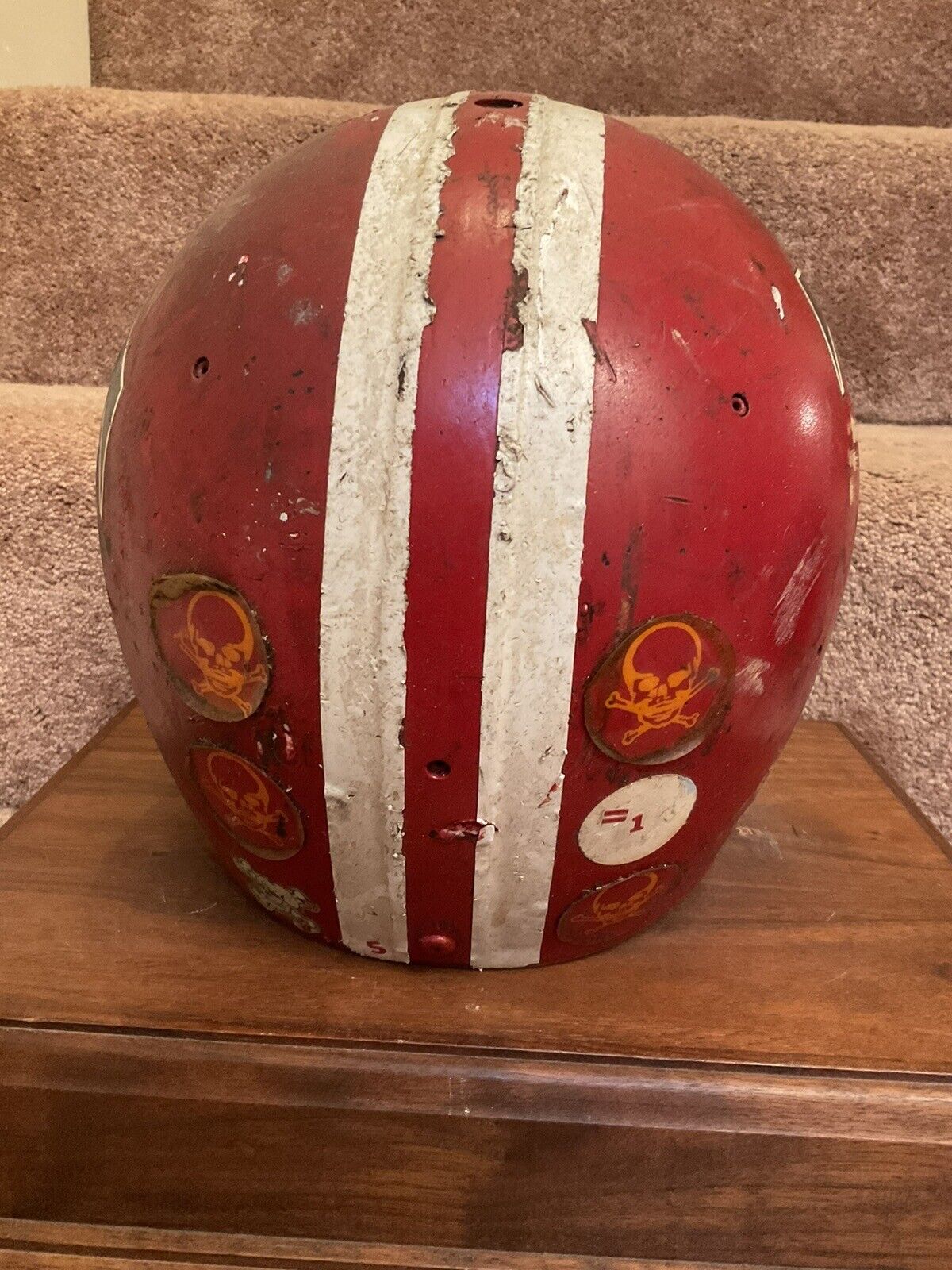 Vintage Original Riddell Kra-Lite PAC3 Football Helmet Date Stamp 1980 Sports Mem, Cards & Fan Shop:Fan Apparel & Souvenirs:Football-NFL Riddell   