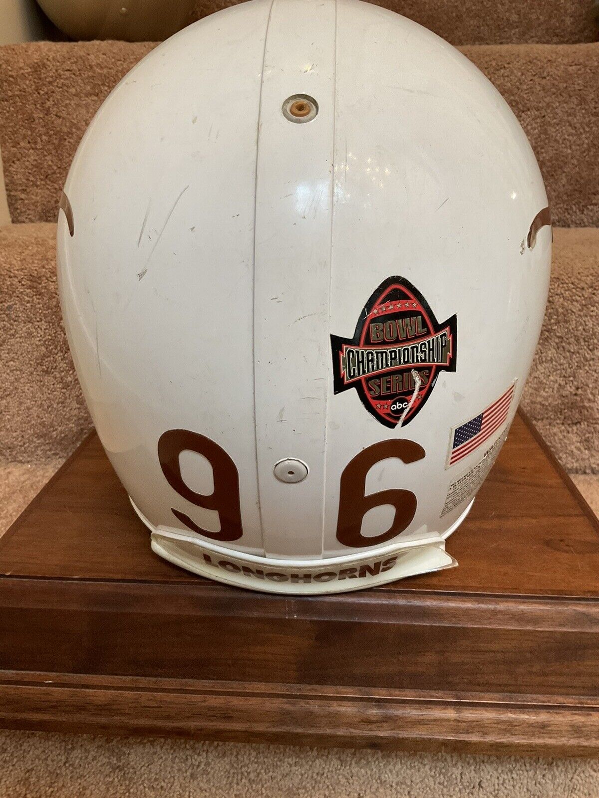 2005 Rose Bowl RIddell VSR-4 Football Helmet Vintage Game Used Texas Longhorns Sports Mem, Cards & Fan Shop:Fan Apparel & Souvenirs:College-NCAA Riddell