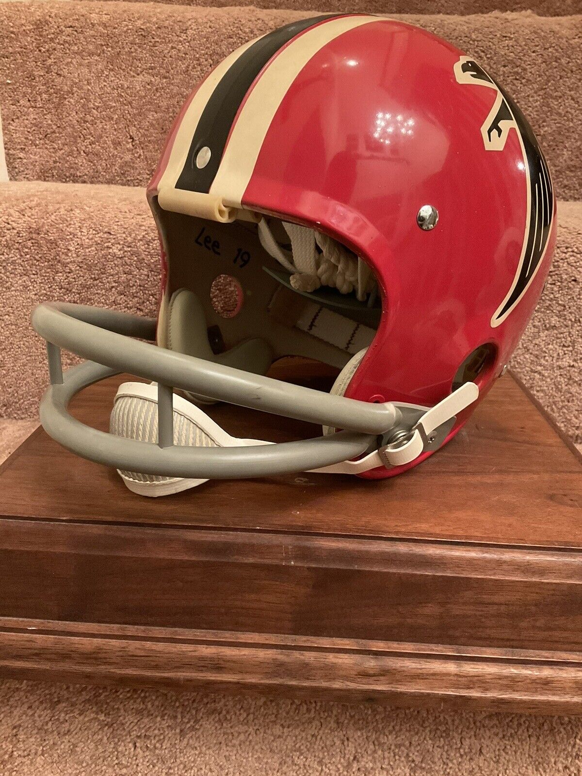 Vintage Original Riddell Kra-Lite TK2 Football Helmet 1973 Atlanta Falcons RARE Sports Mem, Cards & Fan Shop:Fan Apparel & Souvenirs:Football-NFL Riddell