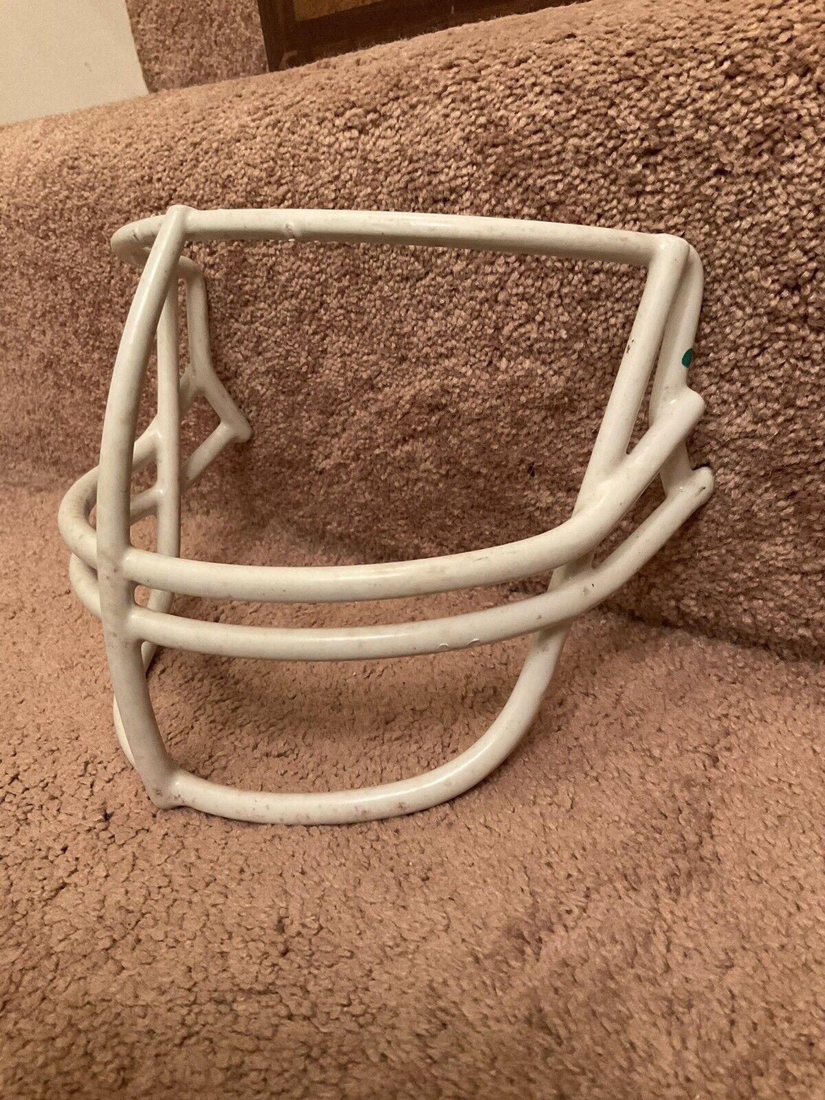 Vintage White Schutt 1980 Double Wire NOP Green Dot XL Football Helmet Facemask Sporting Goods:Team Sports:Football:Clothing, Shoes & Accessories:Helmets & Hats Schutt
