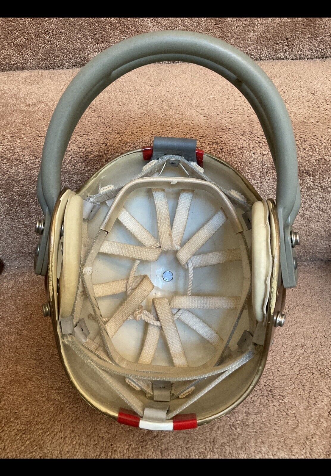 Wilson Suspension Football Helmet Custom San Francisco 49ers 1970 RIDDell BD-9 Sports Mem, Cards & Fan Shop:Game Used Memorabilia:Football-NFL:Helmet WESTBROOKSPORTSCARDS