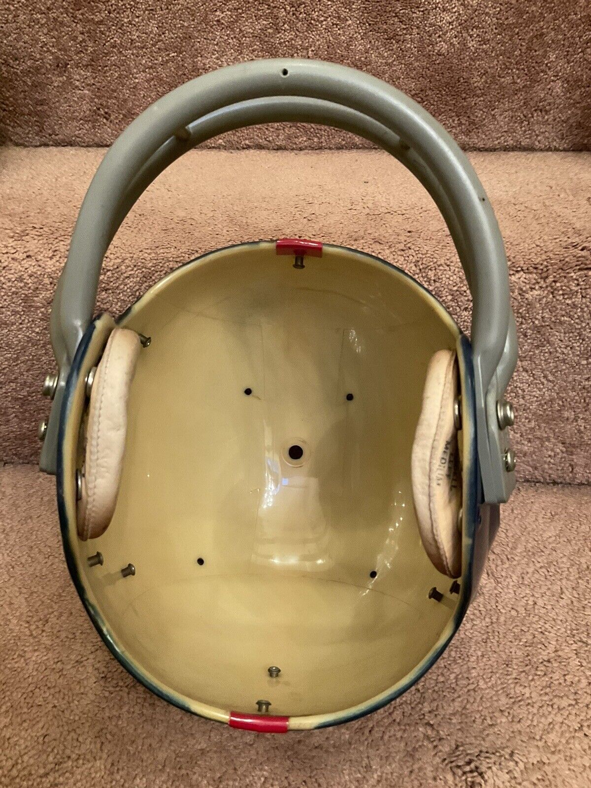 Original Riddell 1971 New York Giants Kra-Lite TK2 Game Football Helmet Sports Mem, Cards & Fan Shop:Fan Apparel & Souvenirs:Football-NFL Riddell