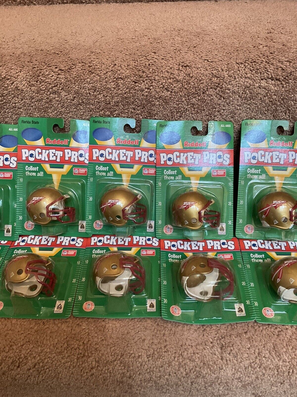 Lot Of 14 Florida State Riddell Traditional Style Pocket Pro Helmets Sports Mem, Cards & Fan Shop:Fan Apparel & Souvenirs:Football-NFL Riddell