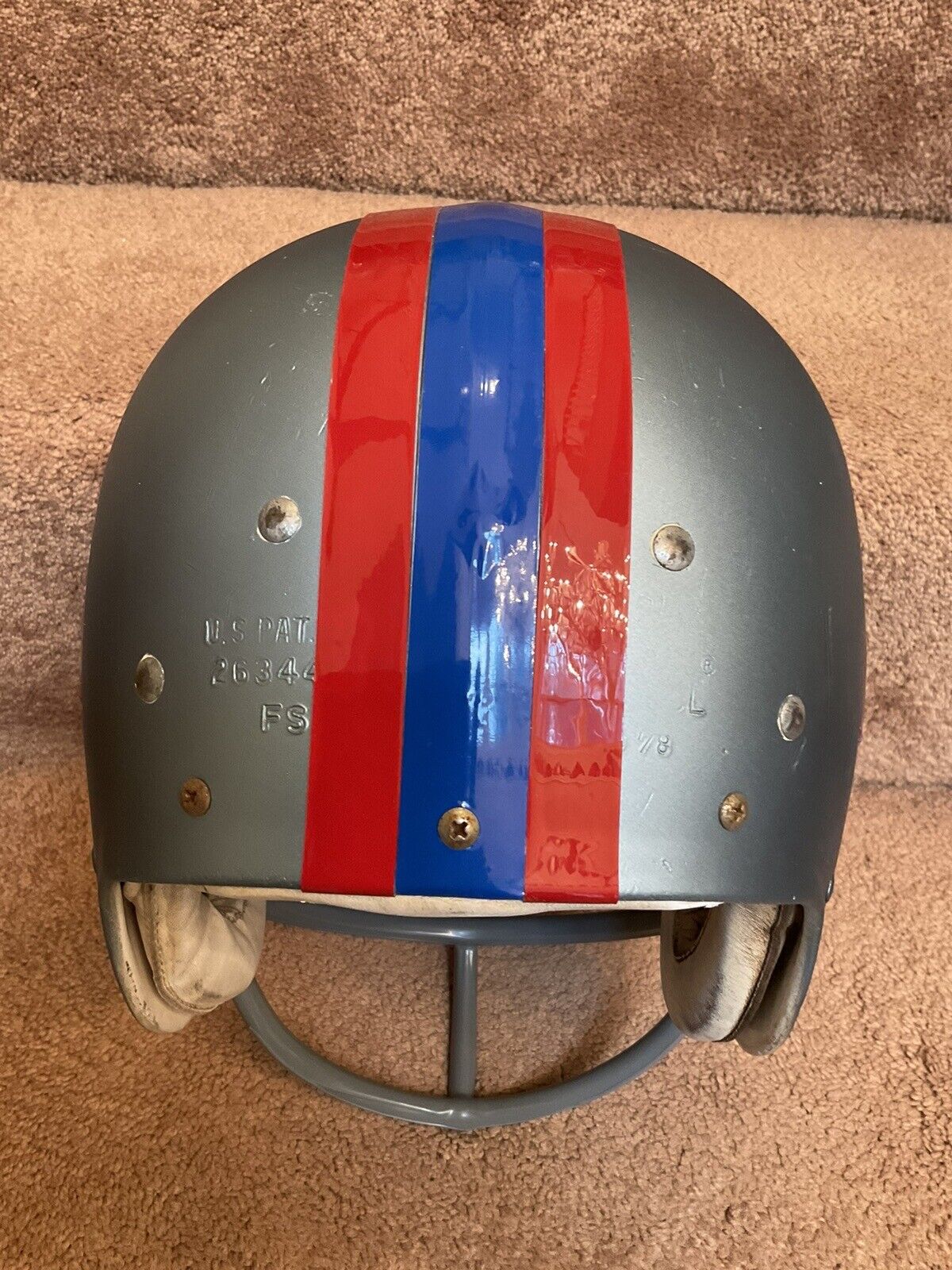 Original Vintage Wilson Football Helmet Custom 1969 - 1970 Houston Oilers Sports Mem, Cards & Fan Shop:Fan Apparel & Souvenirs:Football-NFL Wilson   