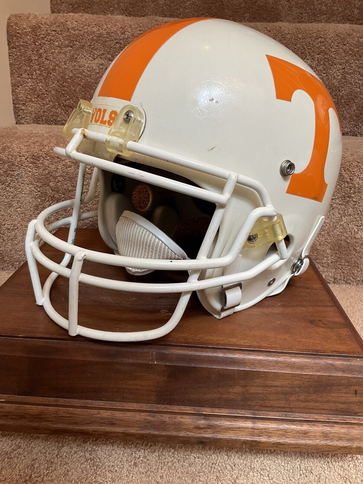 Adams A-One Size Large Football Helmet - Vintage Tennessee Volunteers Decals Sports Mem, Cards & Fan Shop:Fan Apparel & Souvenirs:College-NCAA Riddell   