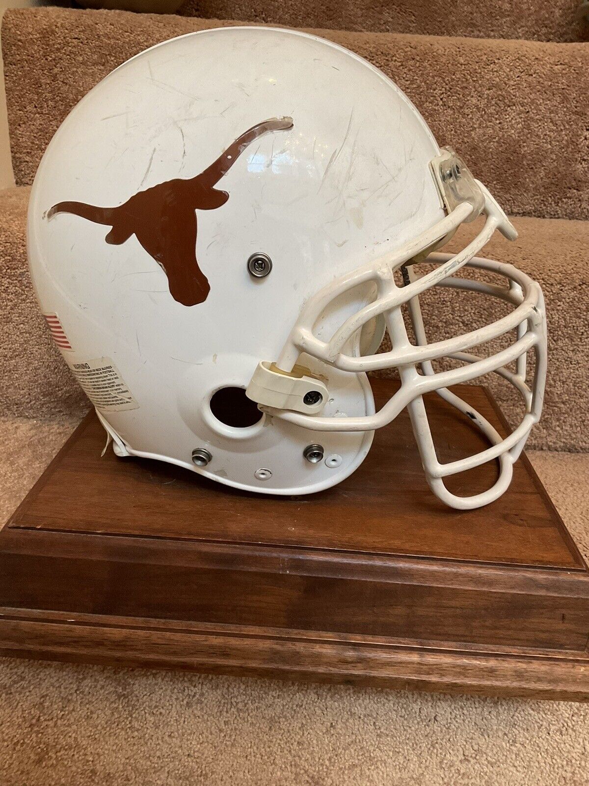 2005 Rose Bowl RIddell VSR-4 Football Helmet Vintage Game Used Texas L – WESTBROOKSPORTSCARDS
