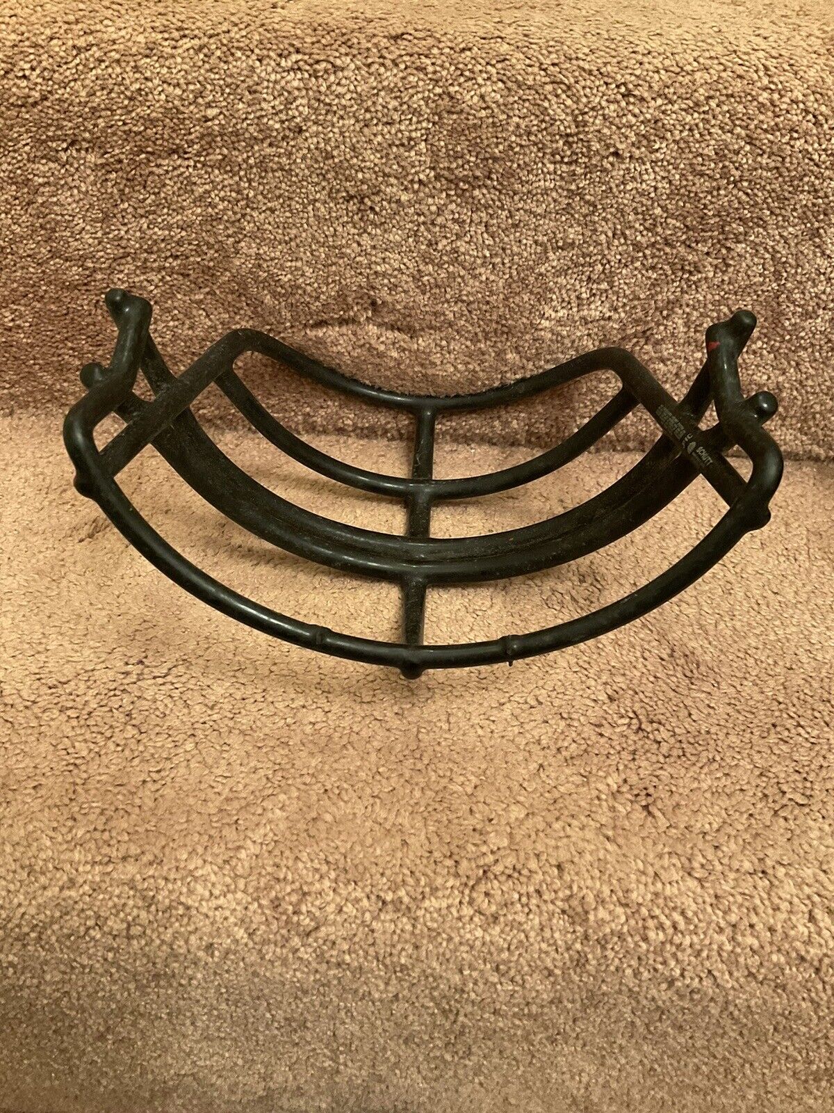 Vintage Schutt 1980 Double Wire NJOP Red Dot Black Football Helmet Face Mask Sporting Goods:Team Sports:Football:Clothing, Shoes & Accessories:Helmets & Hats Schutt