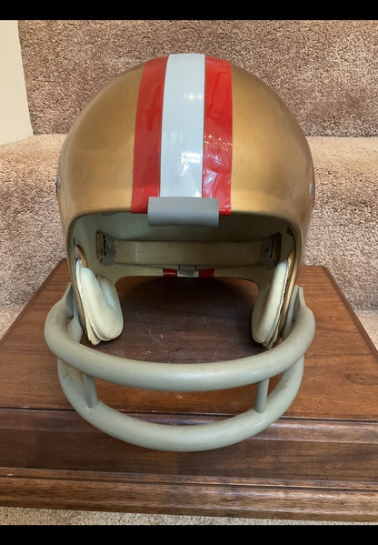 Wilson Suspension Football Helmet Custom San Francisco 49ers 1970 RIDDell BD-9 Sports Mem, Cards & Fan Shop:Game Used Memorabilia:Football-NFL:Helmet WESTBROOKSPORTSCARDS   
