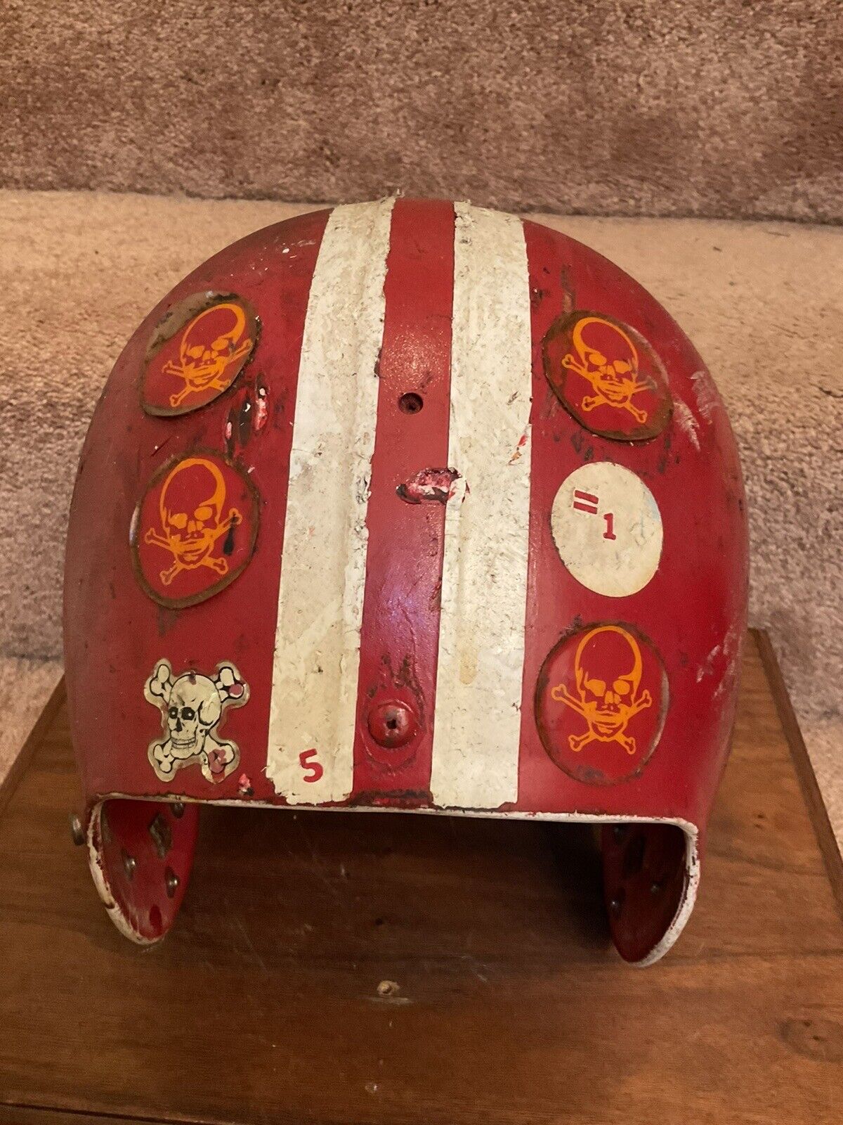 Vintage Original Riddell Kra-Lite PAC3 Football Helmet Date Stamp 1980 Sports Mem, Cards & Fan Shop:Fan Apparel & Souvenirs:Football-NFL Riddell   