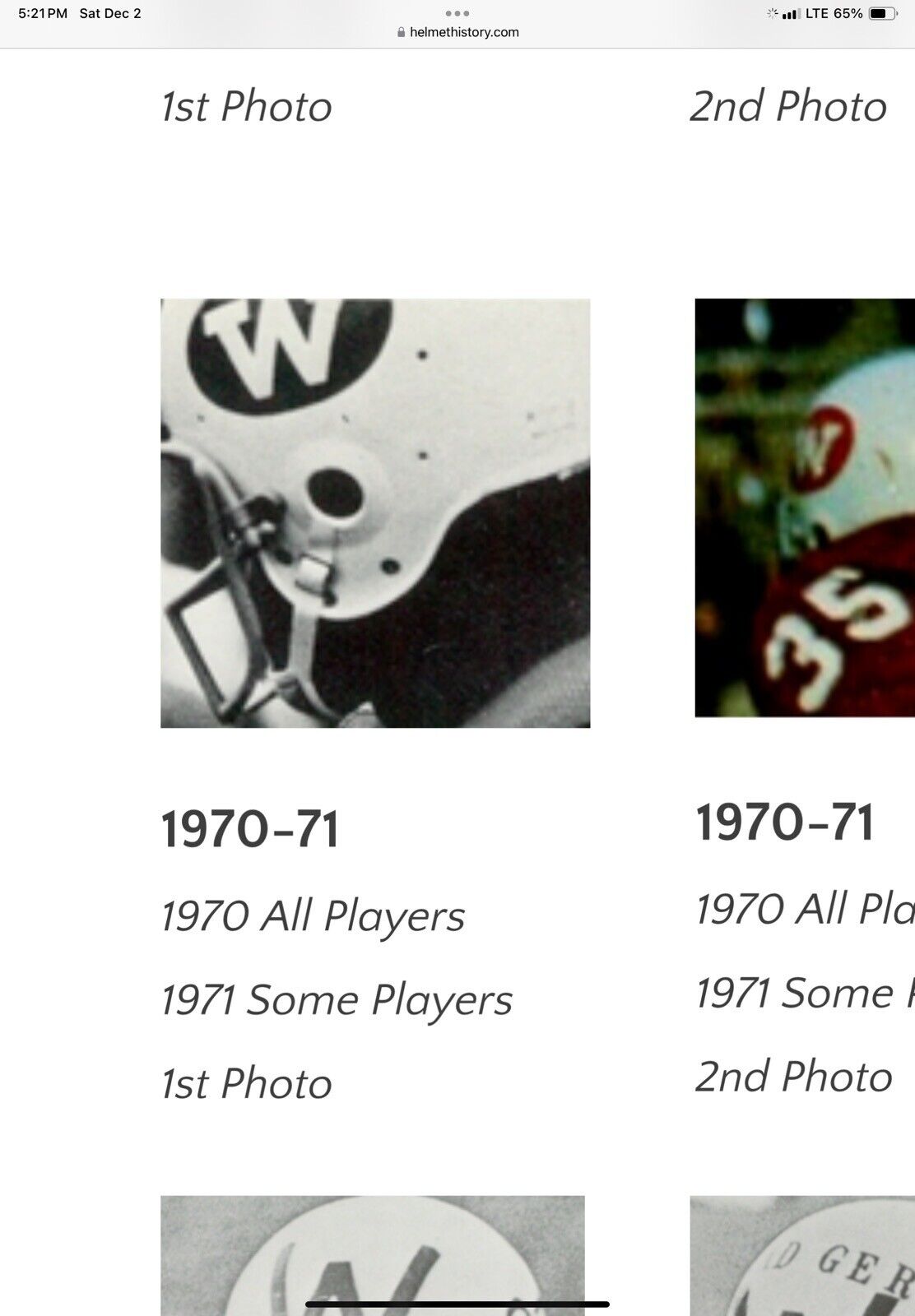 Vintage Wisconsin Badgers Game Used 1971 Riddell Micro-Fit Football Helmet Sports Mem, Cards & Fan Shop:Fan Apparel & Souvenirs:College-NCAA Riddell