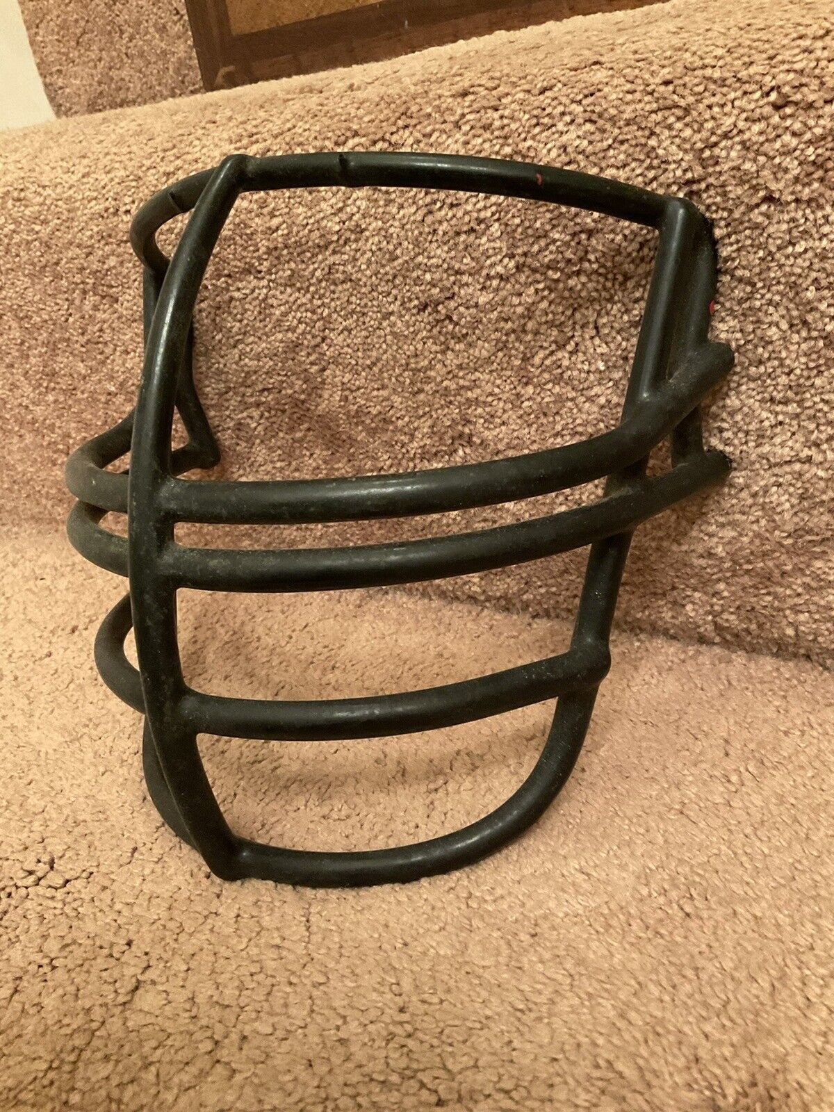 Vintage Schutt 1980 Double Wire NJOP Red Dot Black Football Helmet Face Mask Sporting Goods:Team Sports:Football:Clothing, Shoes & Accessories:Helmets & Hats Schutt