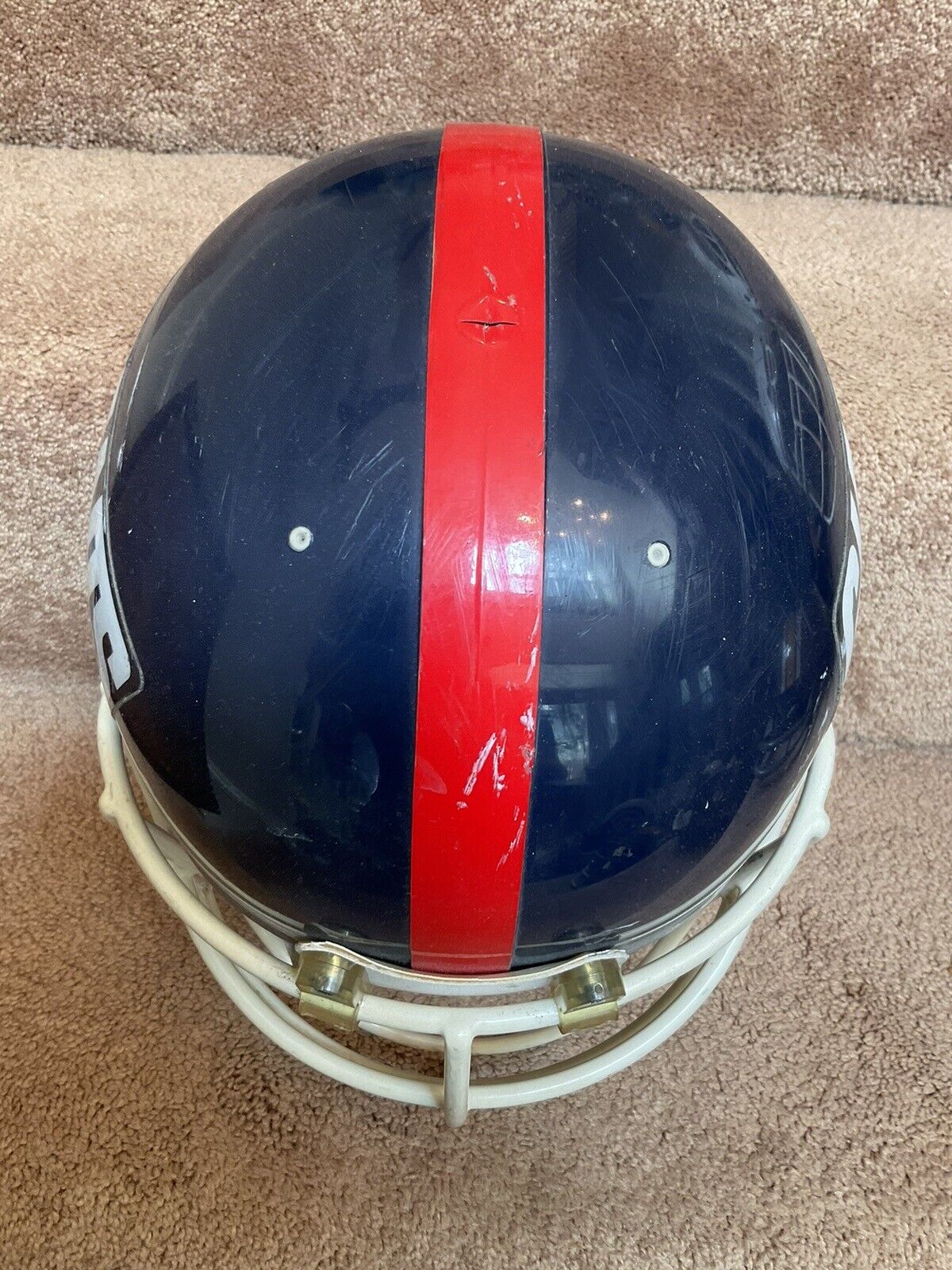 1988 New York Giants Vintage Riddell VSR-1 Game Used Football Helmet Sports Mem, Cards & Fan Shop:Fan Apparel & Souvenirs:Football-NFL Riddell