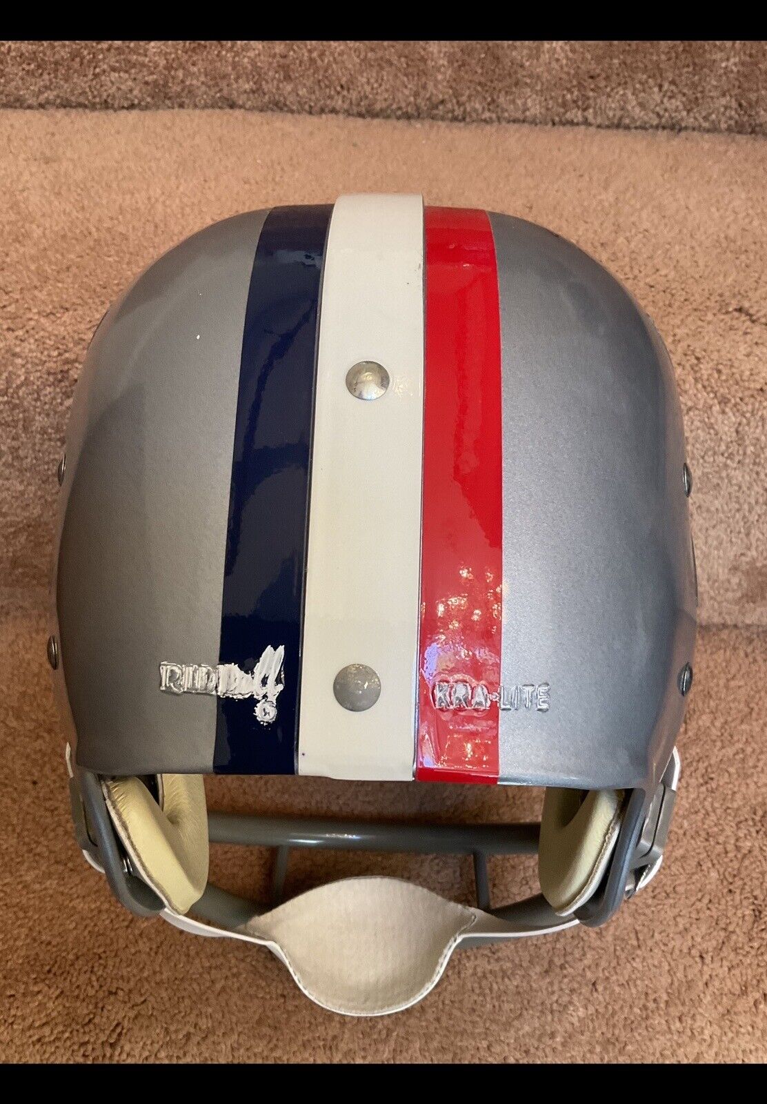 Riddell Kra-Lite Football Helmet-1976 Dallas Cowboys Autographed Renfro Pearson Sports Mem, Cards & Fan Shop:Autographs-Original:Football-NFL:Helmets WESTBROOKSPORTSCARDS