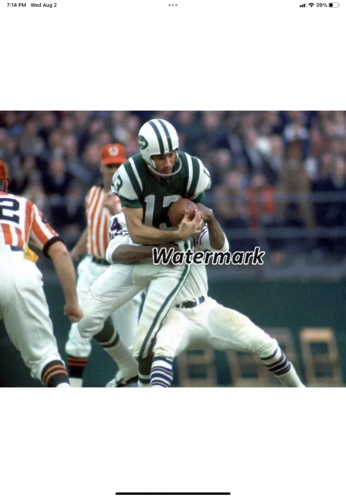 Riddell Kra-Lite RK2 Suspension Football Helmet New York Jets Super Bowl III Sports Mem, Cards & Fan Shop:Fan Apparel & Souvenirs:Football-NFL Riddell