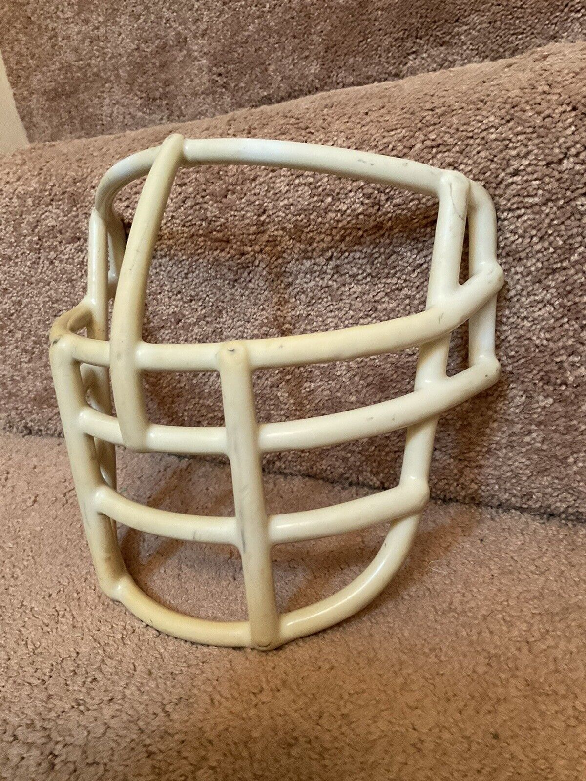 Vintage Riddell 1980s NJOP Football Helmet Lineman White 2-Dot Facemask USFL Sporting Goods:Team Sports:Football:Clothing, Shoes & Accessories:Helmets & Hats Riddell