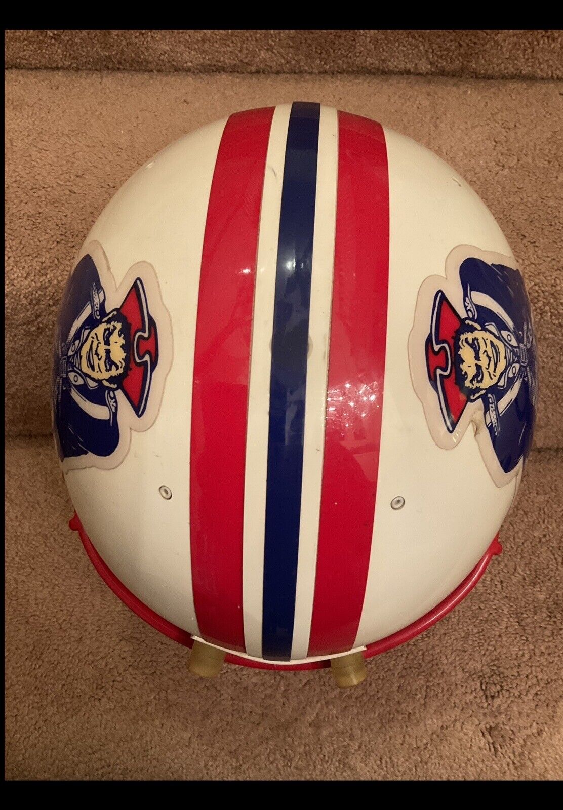 Vintage Riddell VSR-1 New England Patriots Game Football Helmet Sports Mem, Cards & Fan Shop:Fan Apparel & Souvenirs:Football-NFL Riddell   